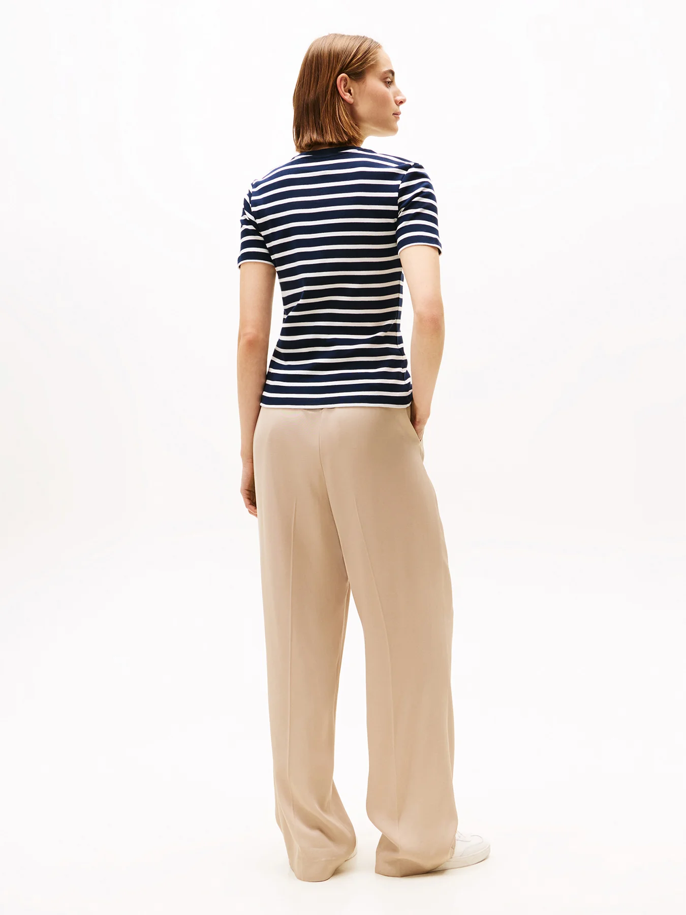 Crew Neck Slim Fit T-Shirt Cotton - Image 4