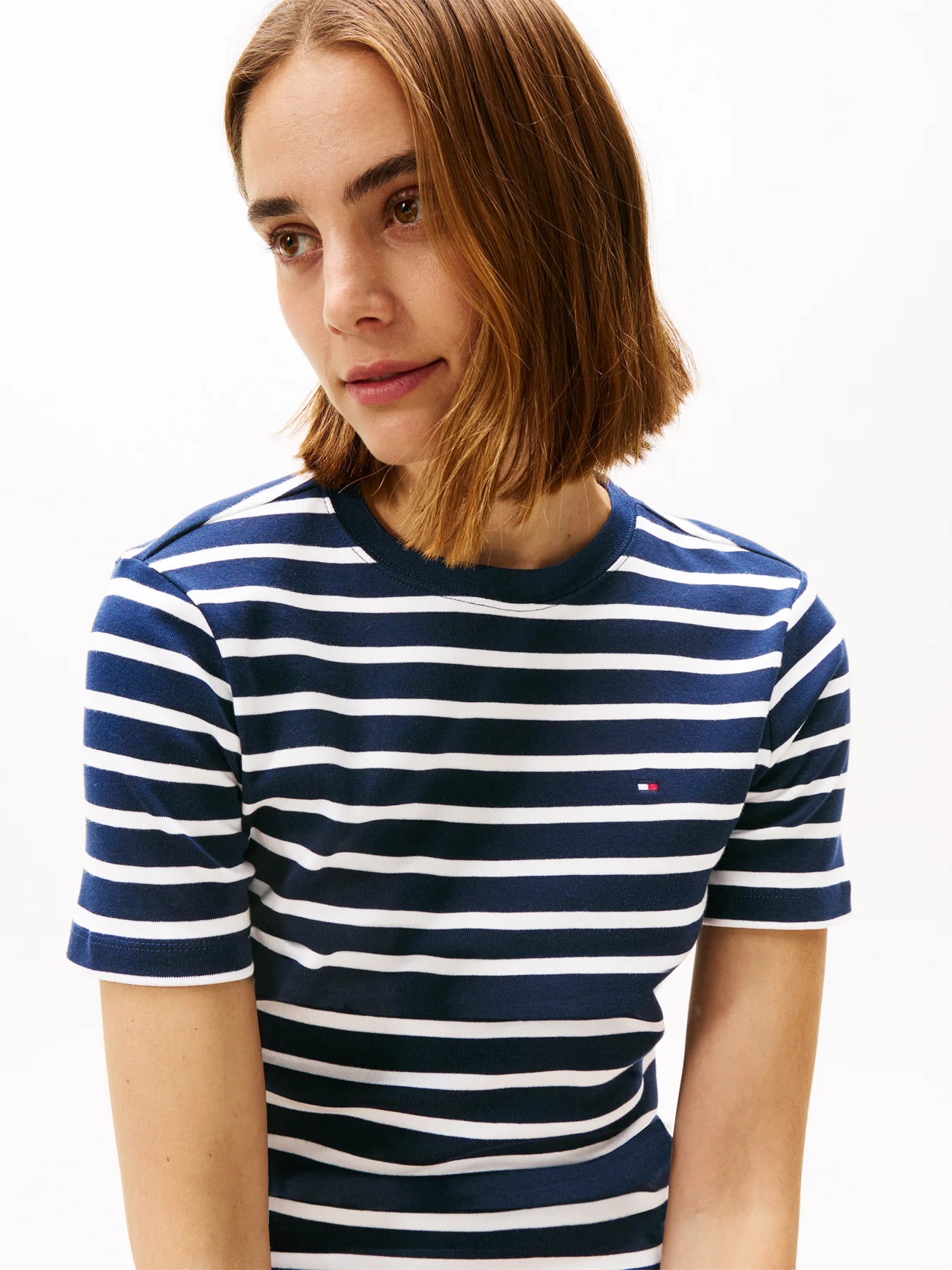 Crew Neck Slim Fit T-Shirt Cotton - Image 5