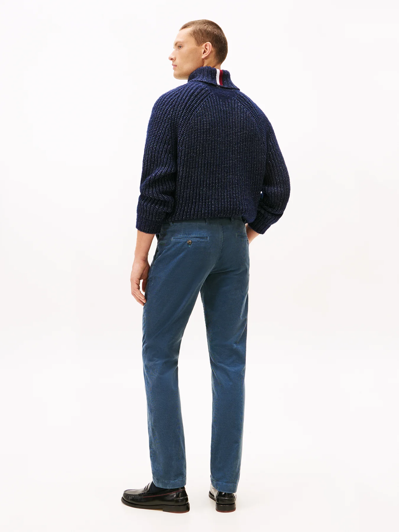 Straight Corduroy Chinos Blue - Image 5