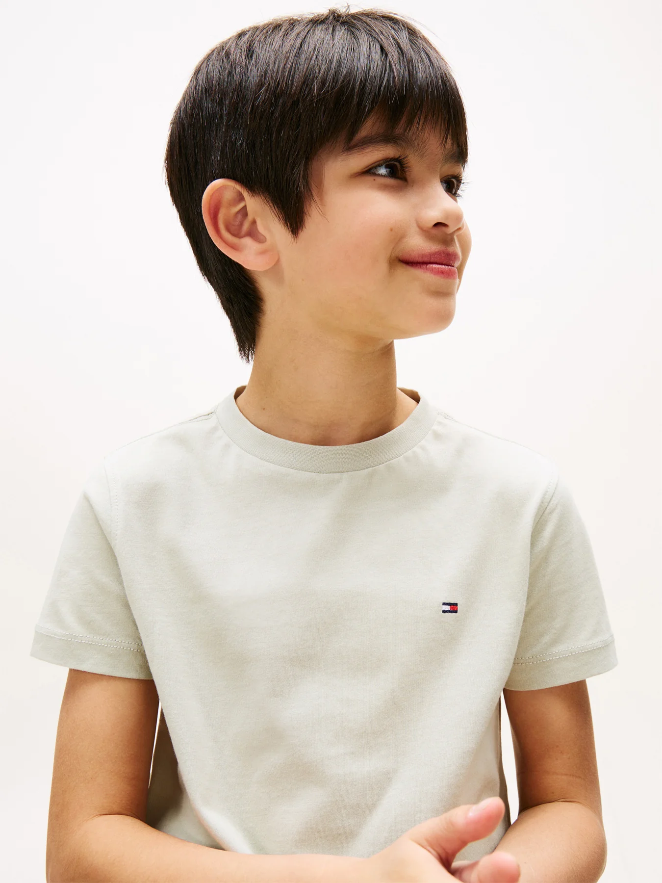 Flag Embroidery Crew Neck T-Shirt - Image 10