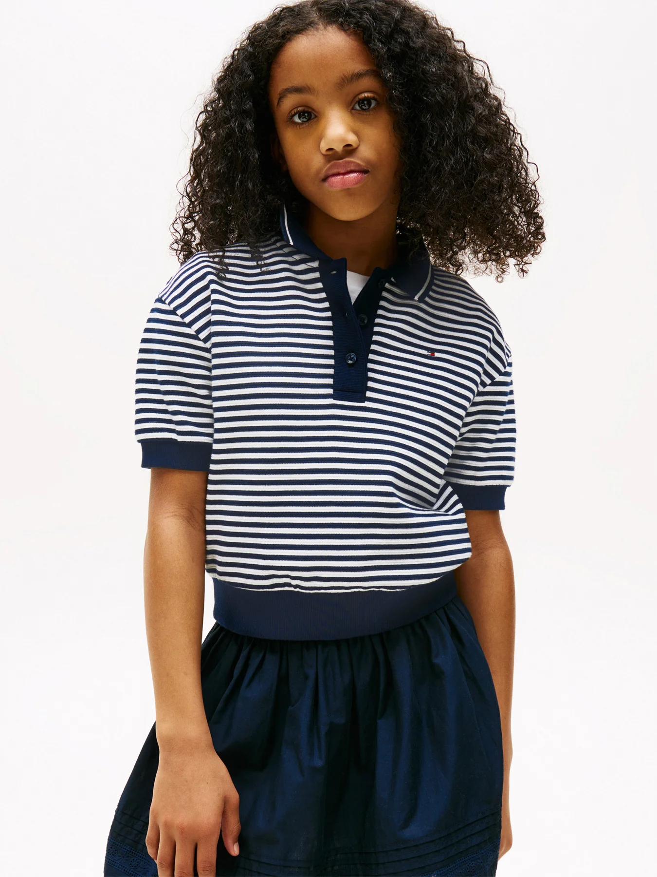 Relaxed Striped Polo Shirt - Image 2
