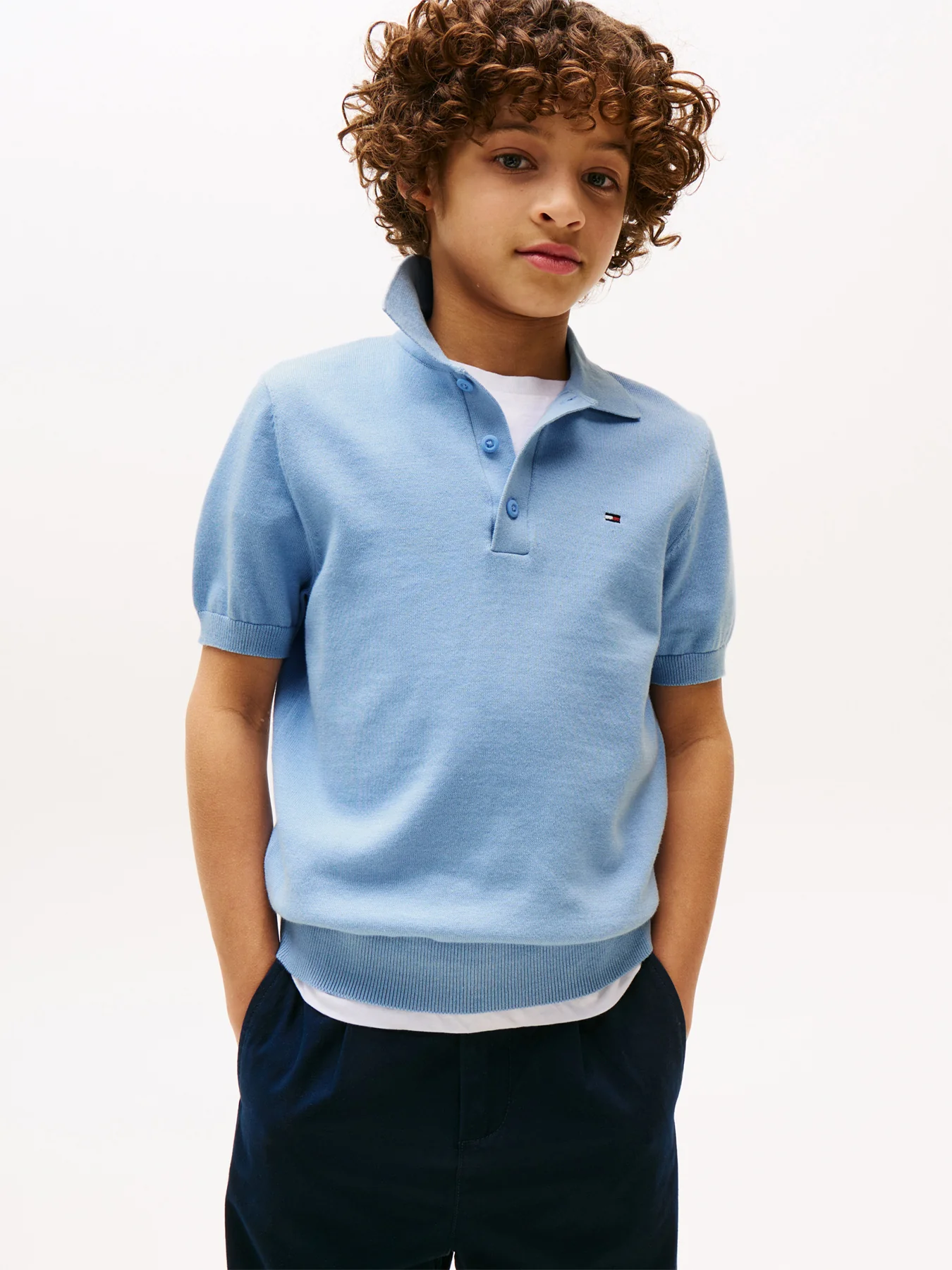 Short Sleeve Polo Jumper - Image 2