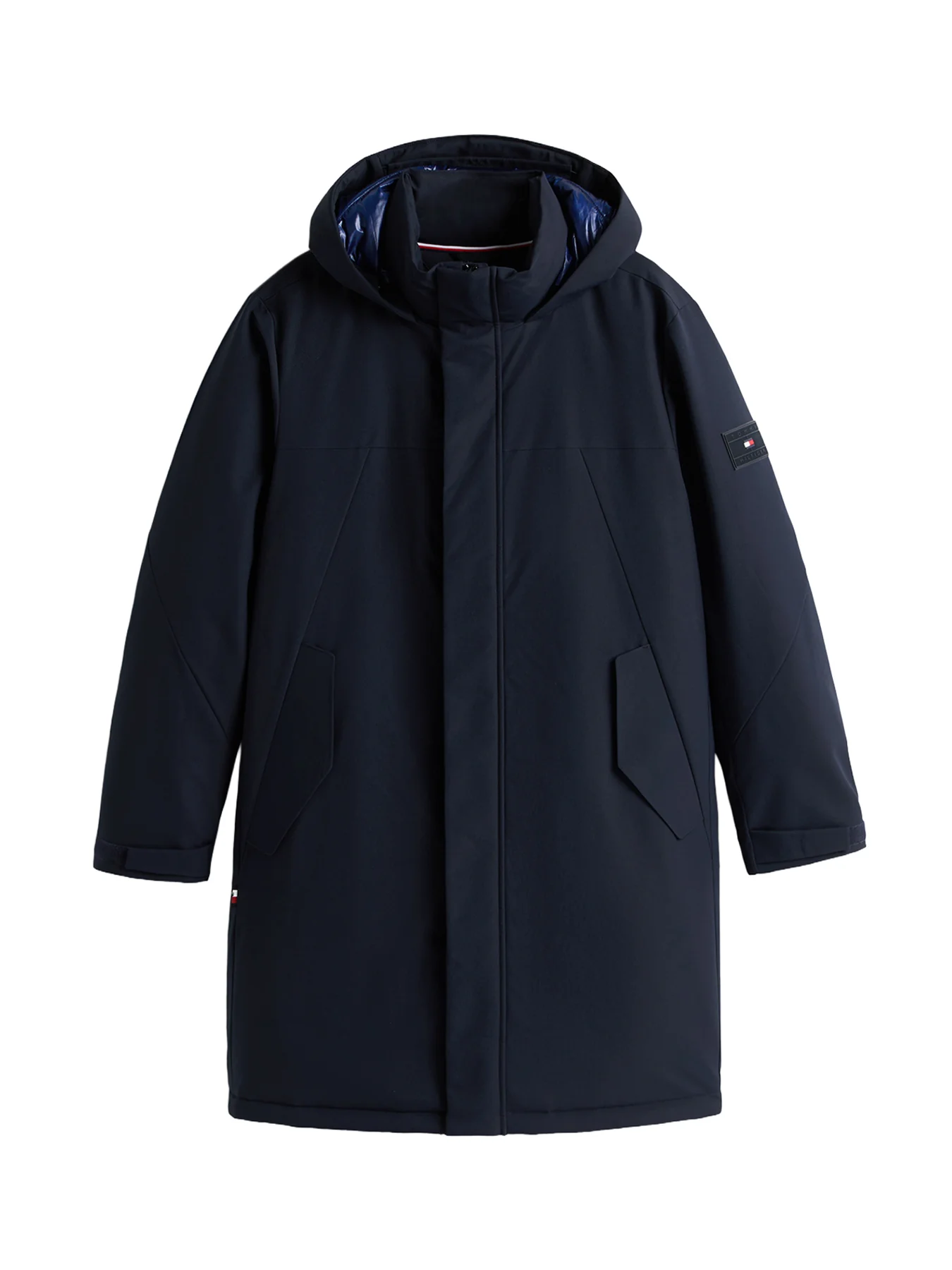 Water Repellent Thermal Padded Parka Blue