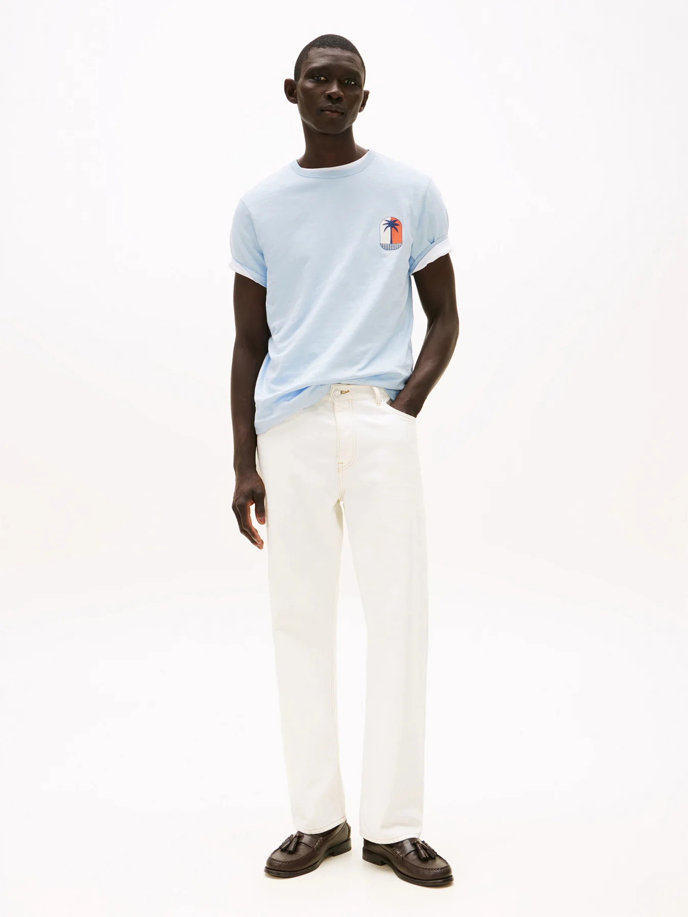 Tropical Logo Crew Neck T-Shirt - Image 4