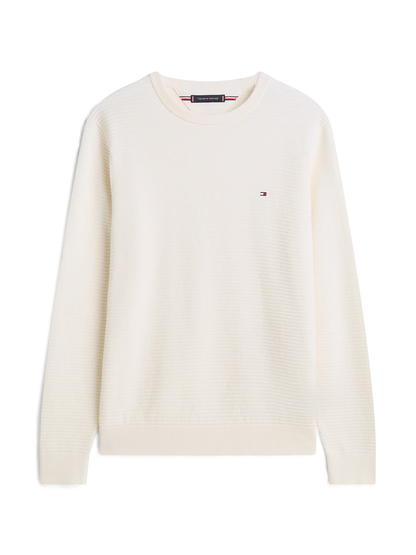 Textured Knit Jumper Cream