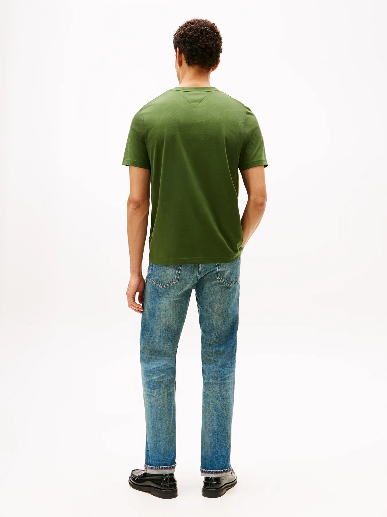 Graphic Crew Neck T-Shirt Green - Image 4