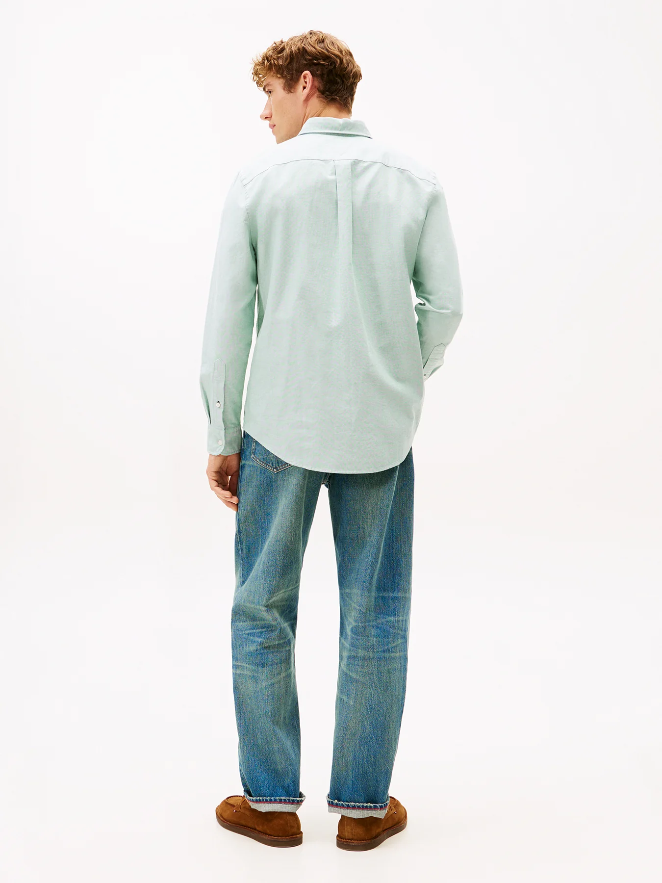 Button-Down Oxford Shirt Green - Image 4