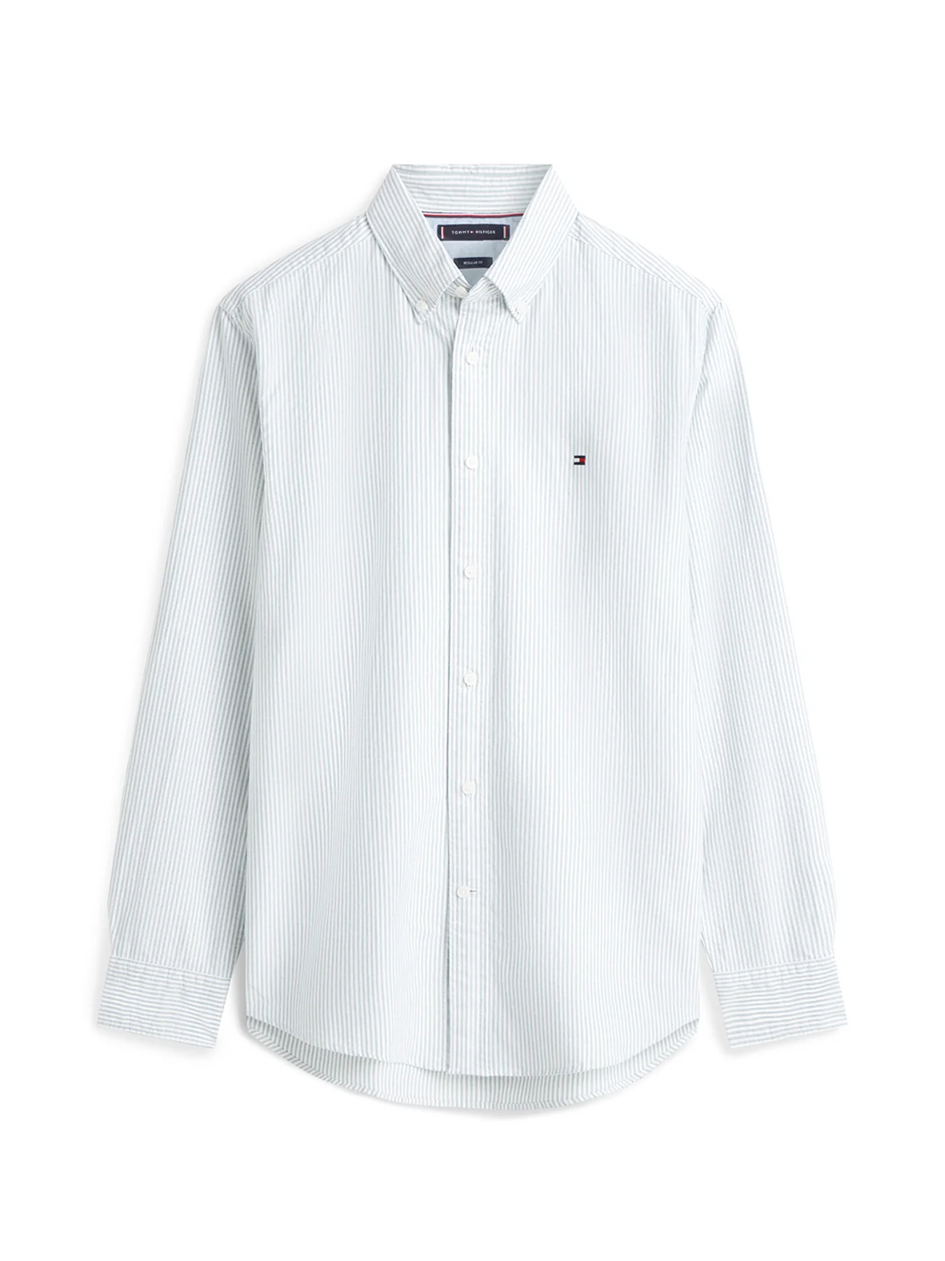 Striped Oxford Shirt Green
