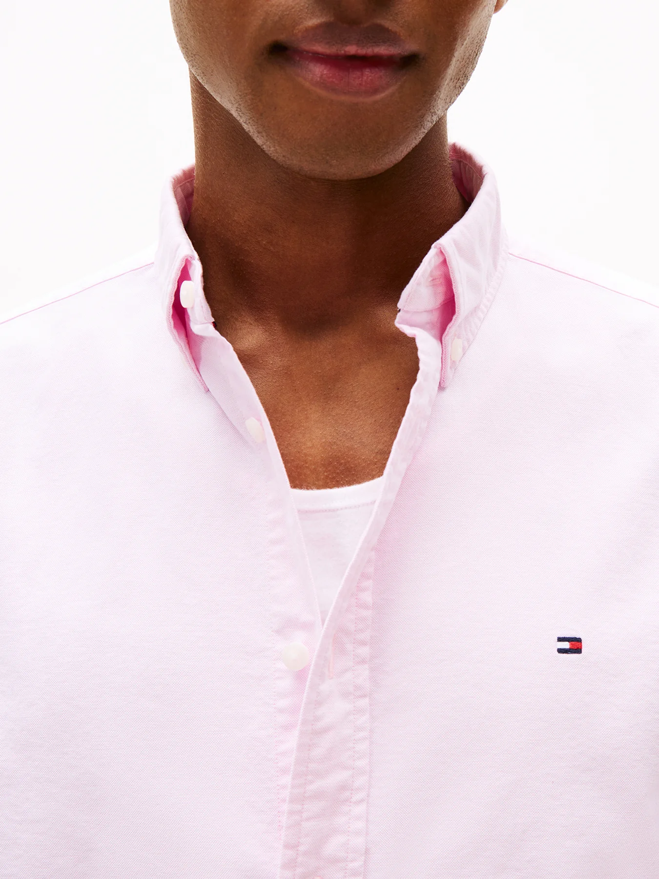 Button-Down Oxford Shirt Pink - Image 3