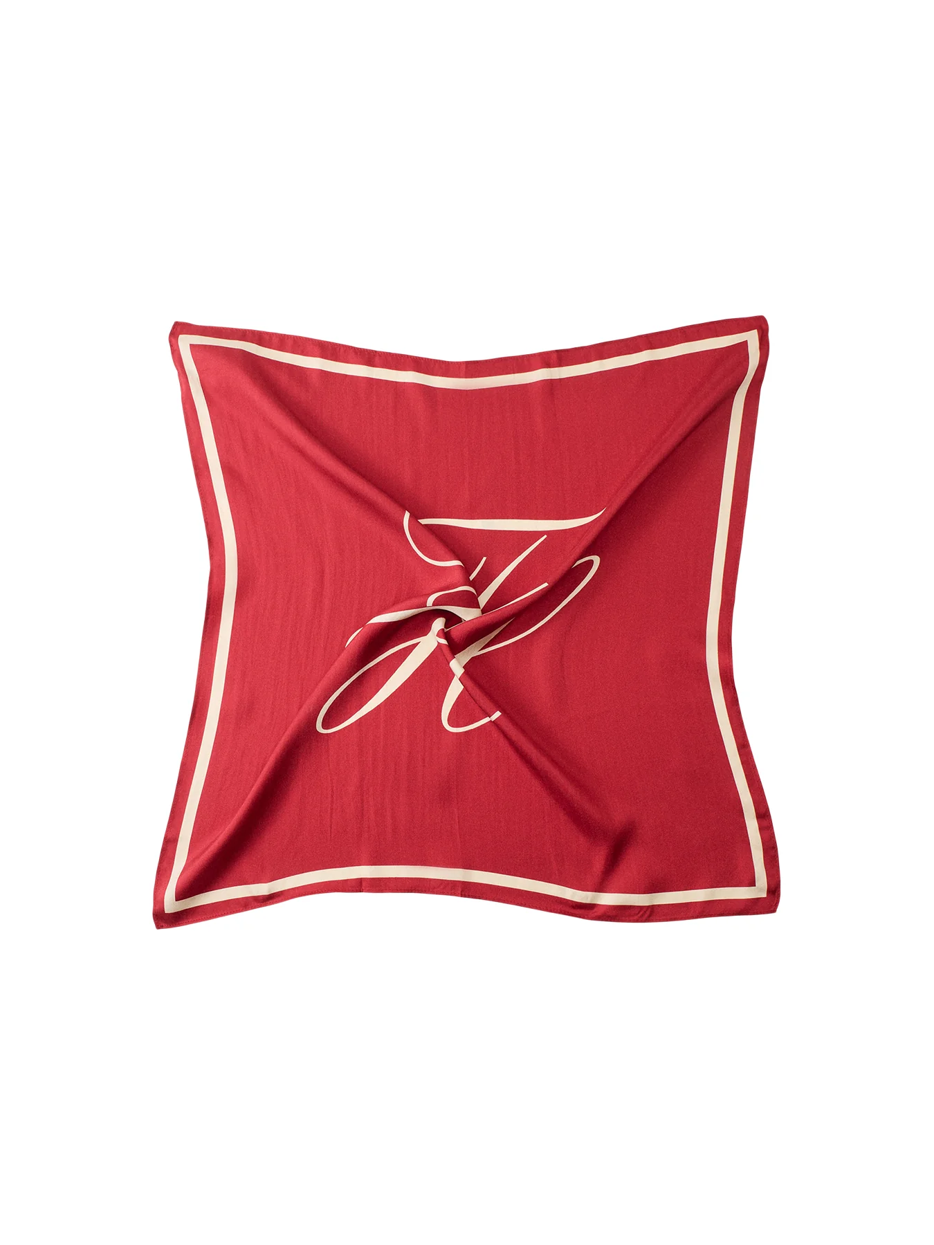 Tommy Script Silk Scarf