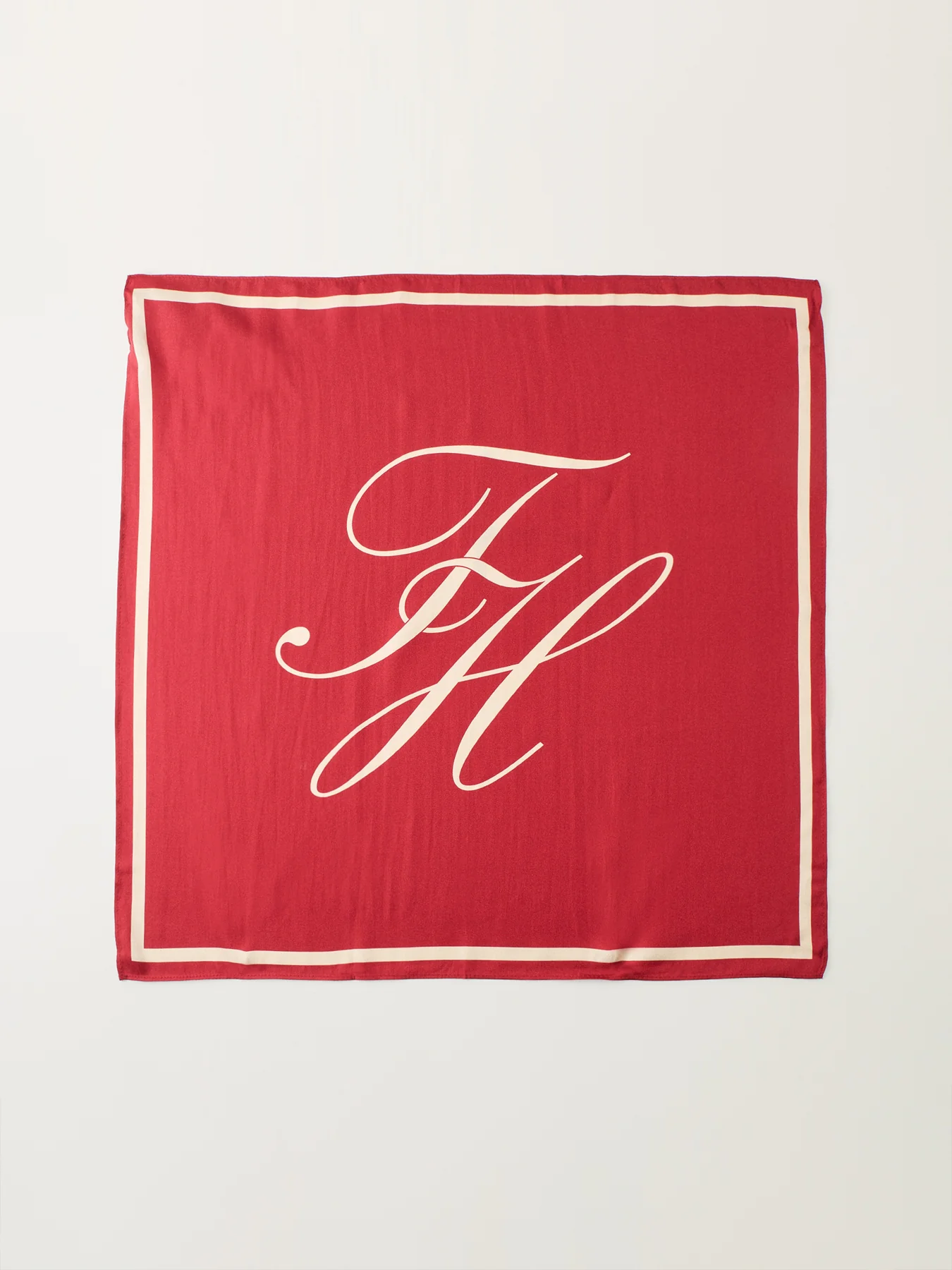 Tommy Script Silk Scarf - Image 2