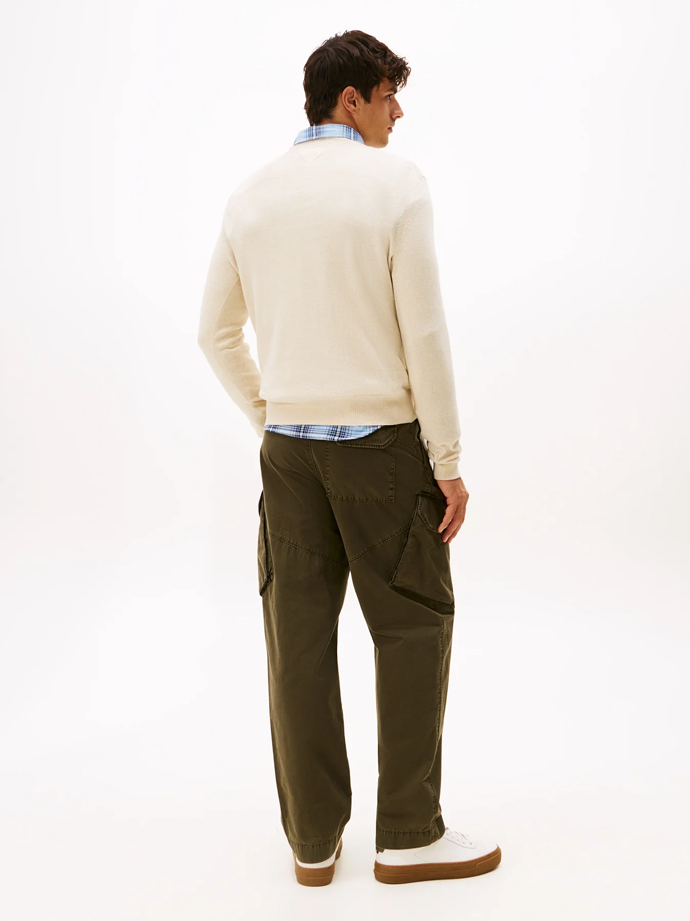 Crew Neck Jumper with Cashmere - Image 2