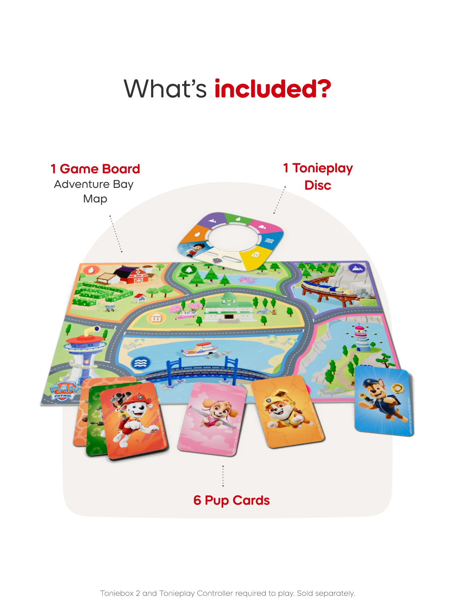 Tonies Disney Quiz & Paw Patrol Game Bundle - Image 6