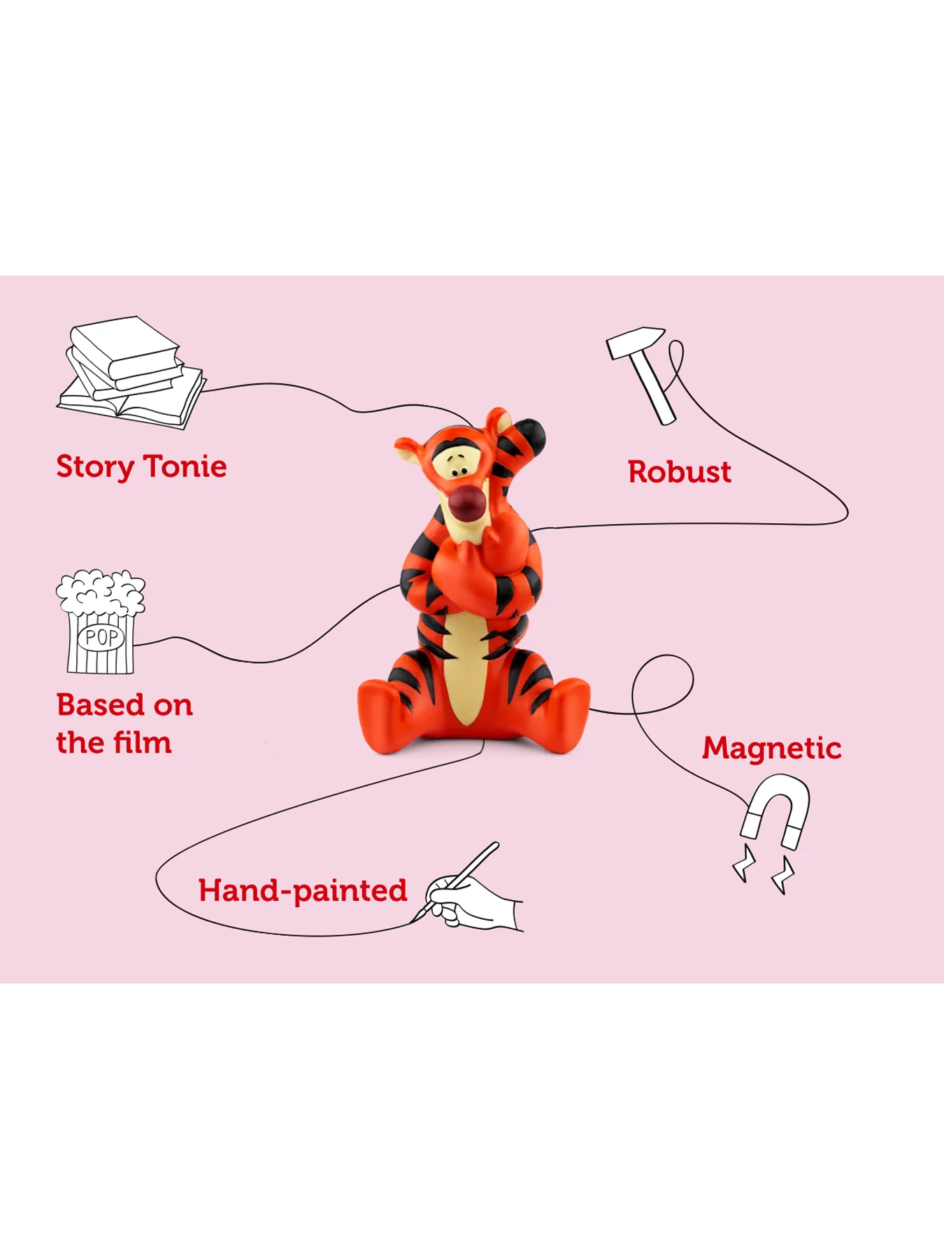 Disney Tigger Tonie Audio Character Orange - Image 3