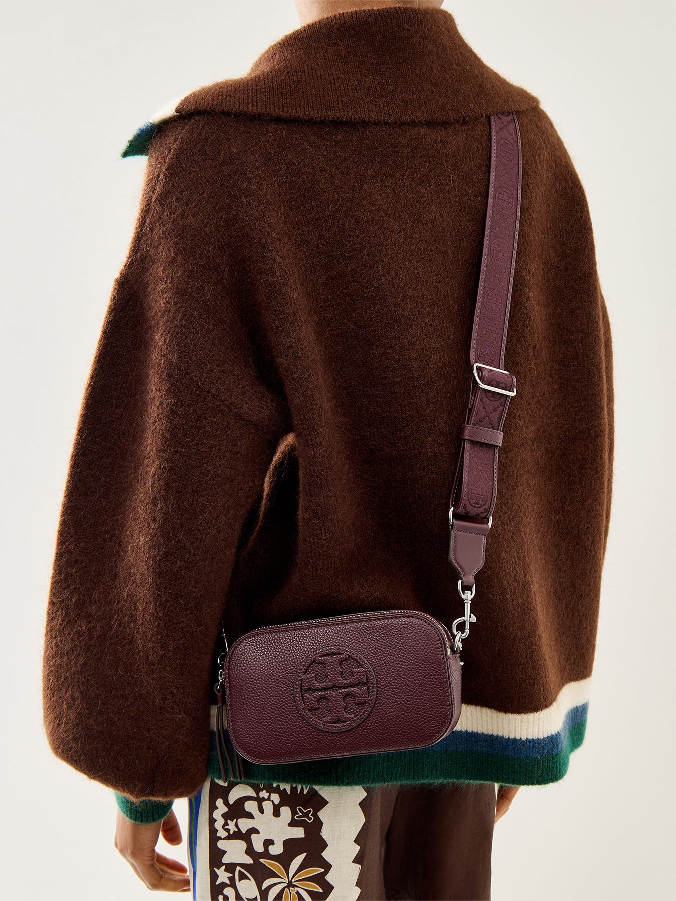 Miller Mini Crossbody Burgundy - Image 2