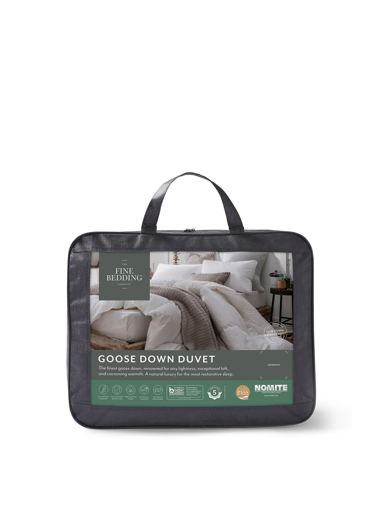 Goose Down Duvet 13.5 Tog Superking White