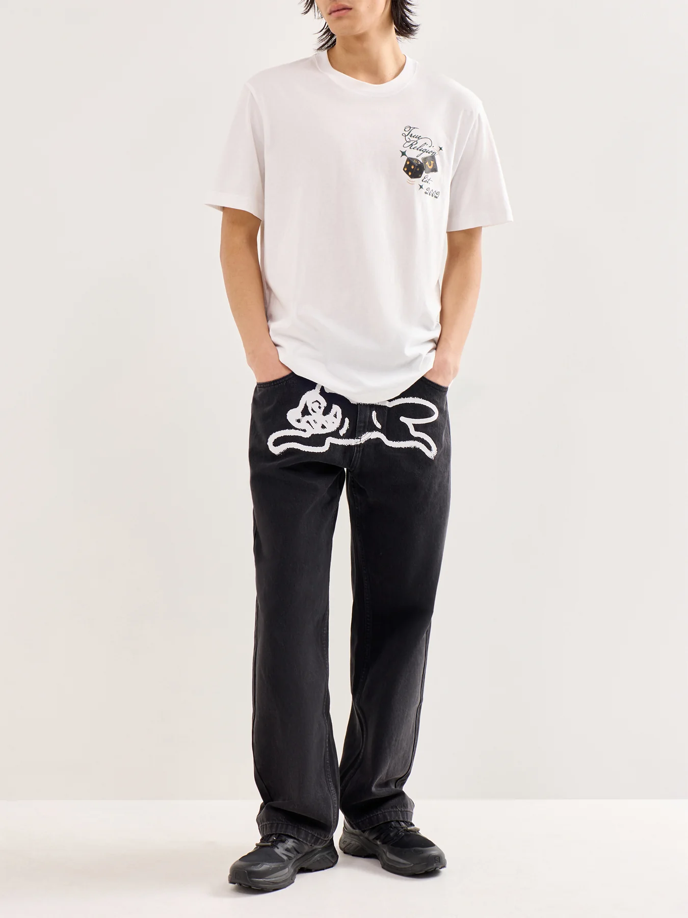 Dice Graphic T-Shirt White - Image 2