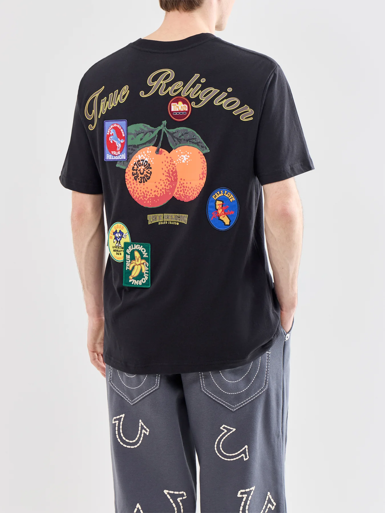 Graphic Cotton T-Shirt Black - Image 5