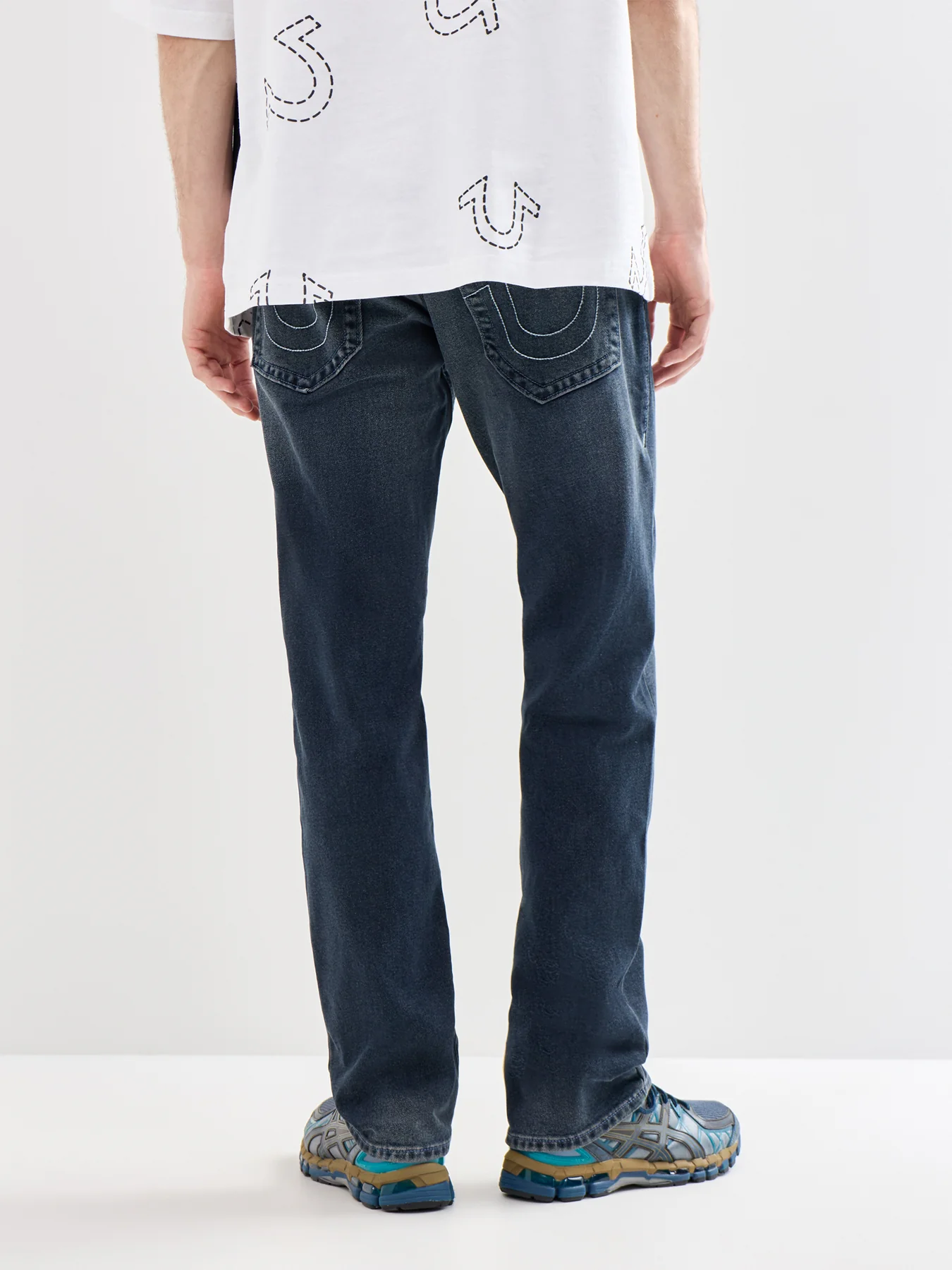 True Religion Ricky Flap Pocket Jeans in Grey - Image 5