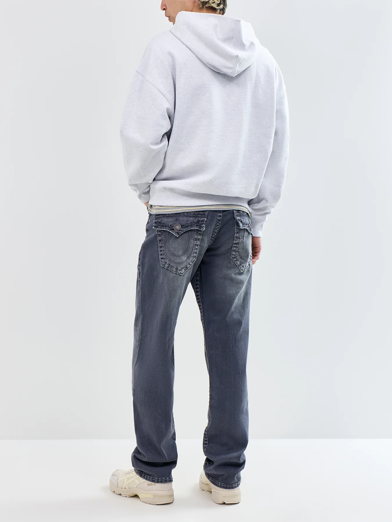 Ricky Straight Leg Jeans Grey - Image 2