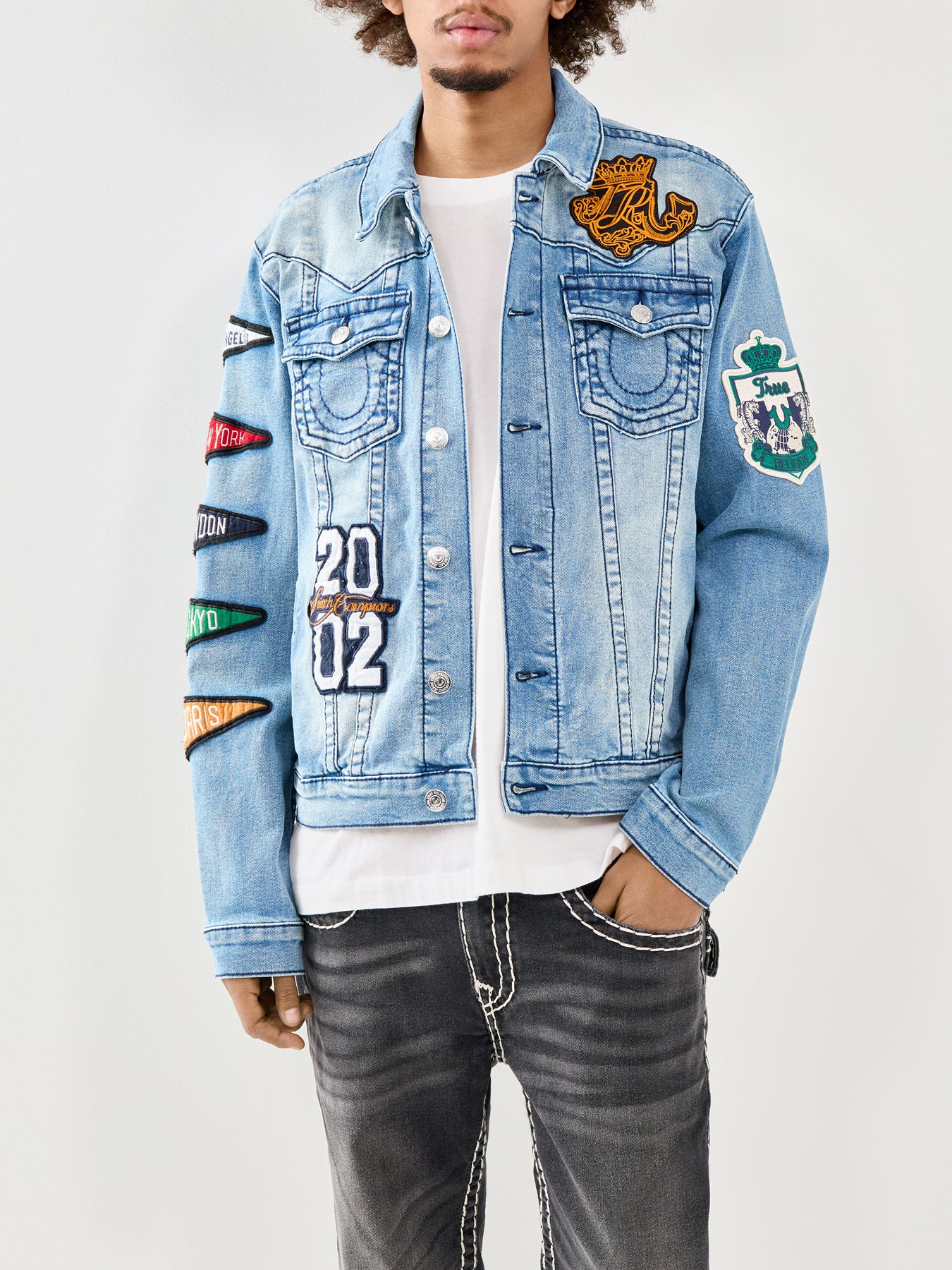 Varsity Jimmy Jacket Blue - Image 4