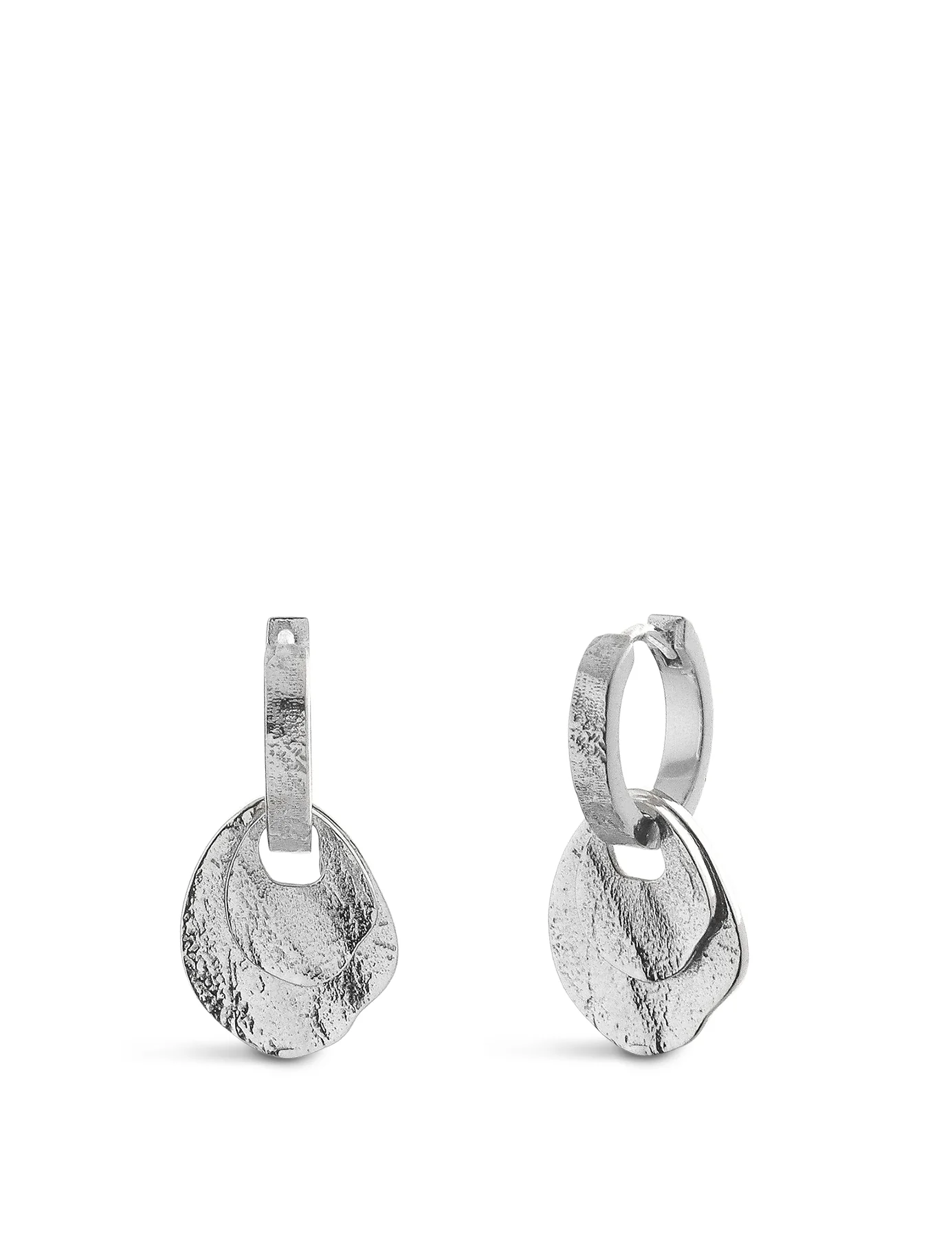 Baia Drop Earrings Silver