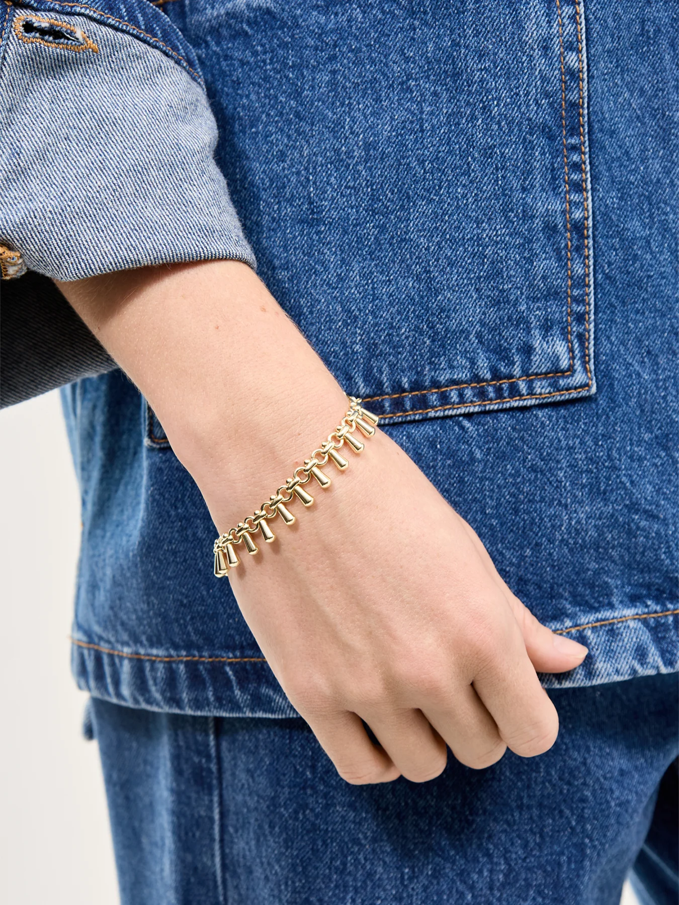 Dewdrop Bracelet Gold - Image 2