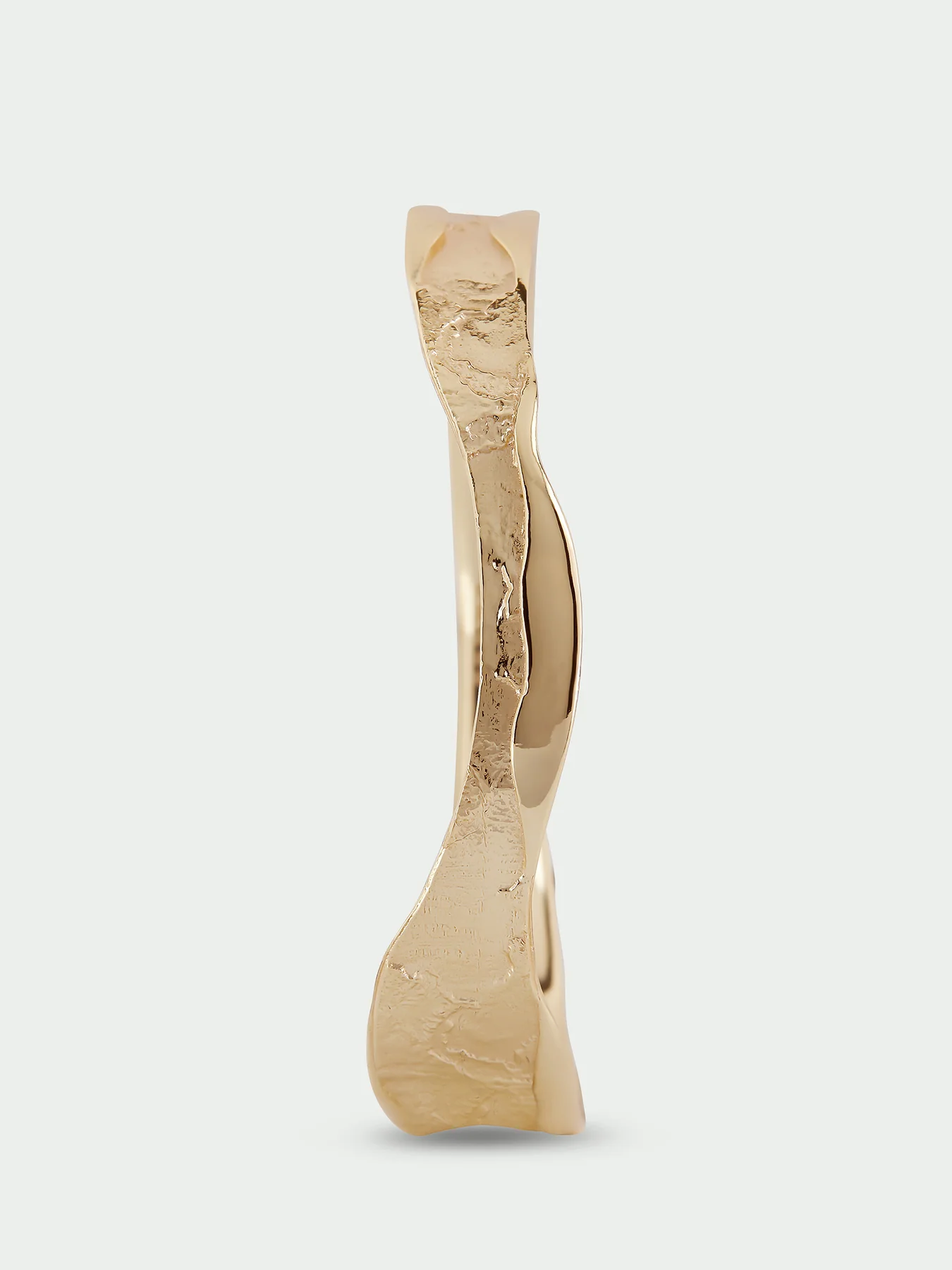 Edge Gold Plated Bangle - Image 3