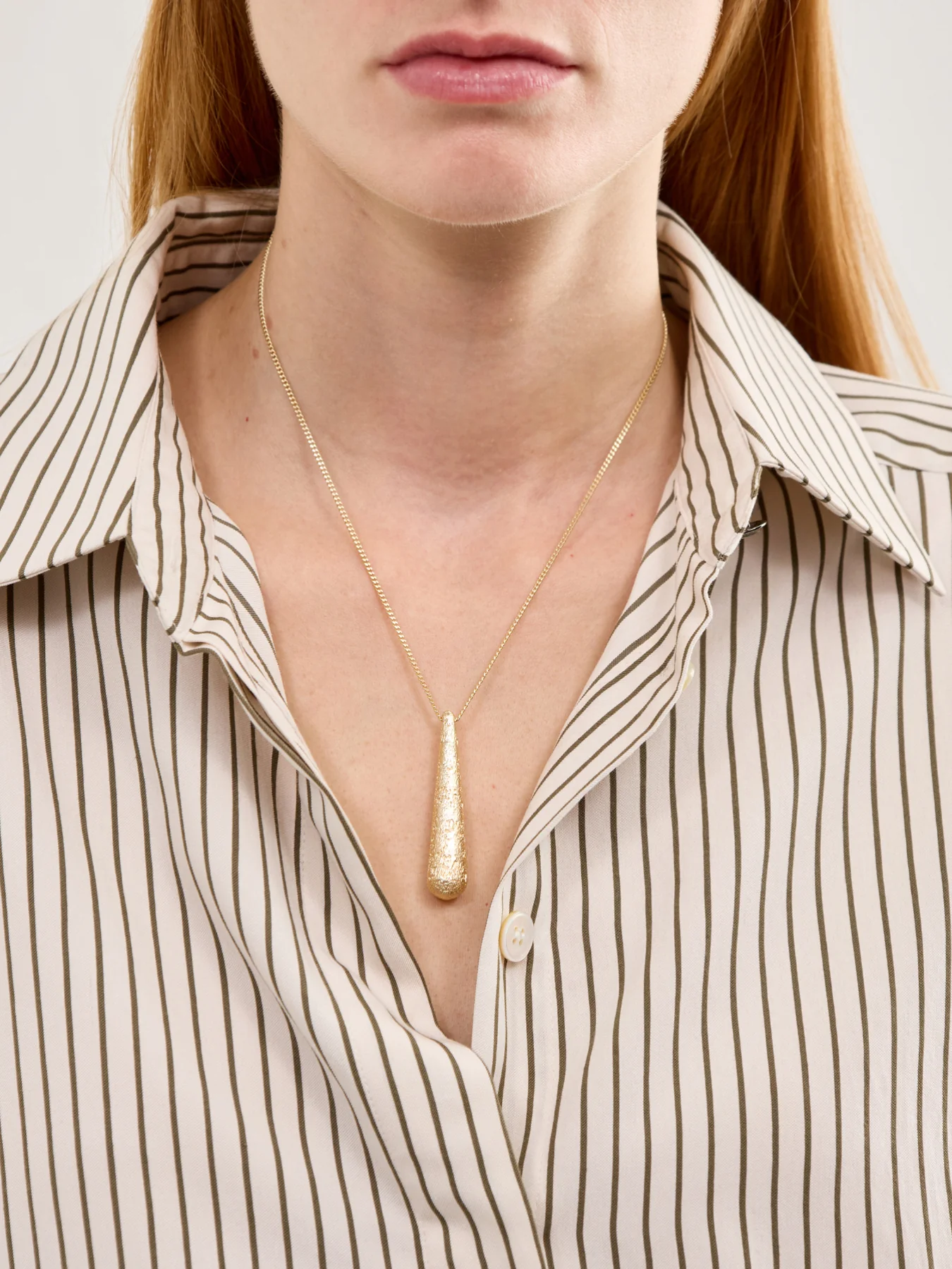 Grain Necklace Gold - Image 2