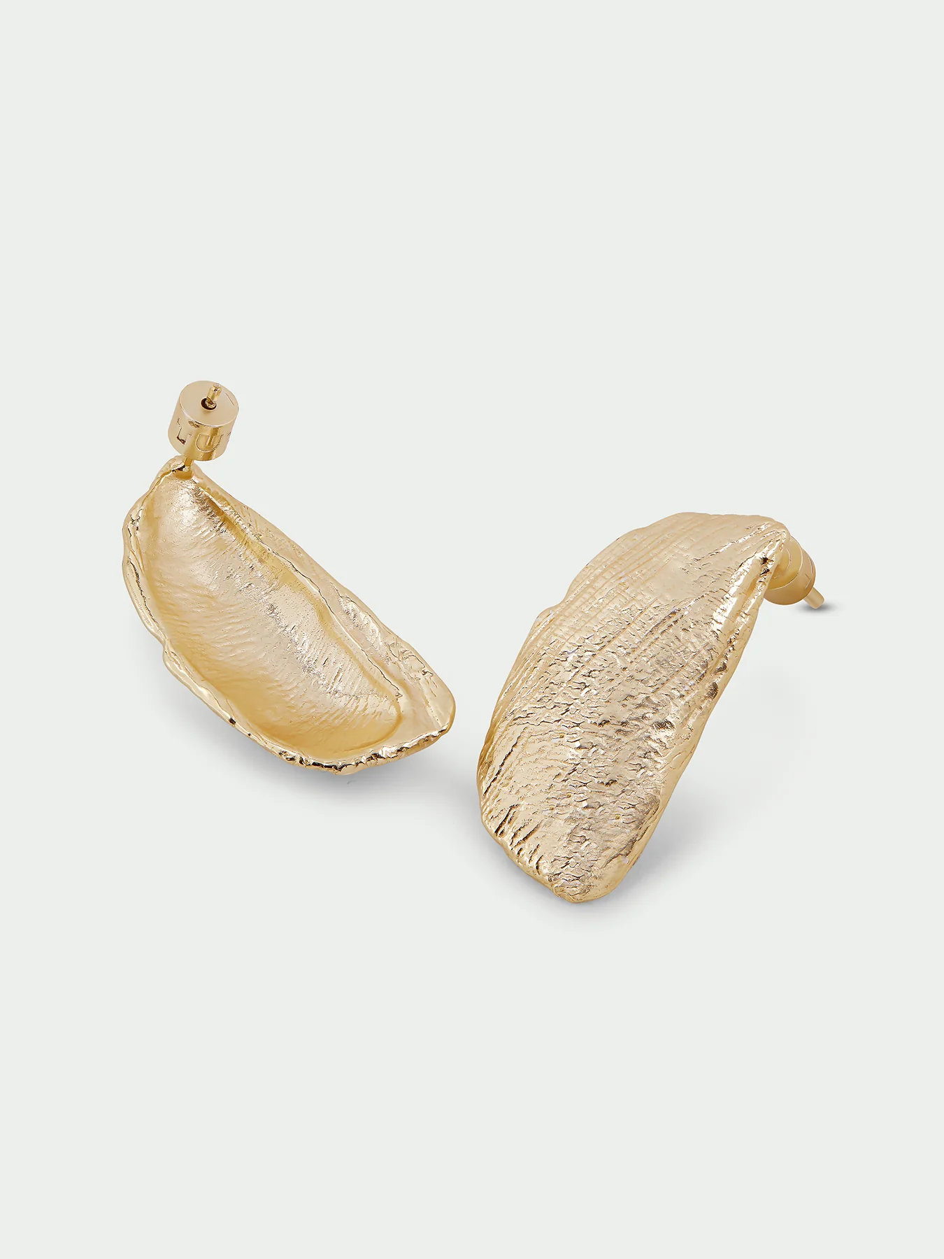 Ora Gold Plated Drop Earrings - Image 3