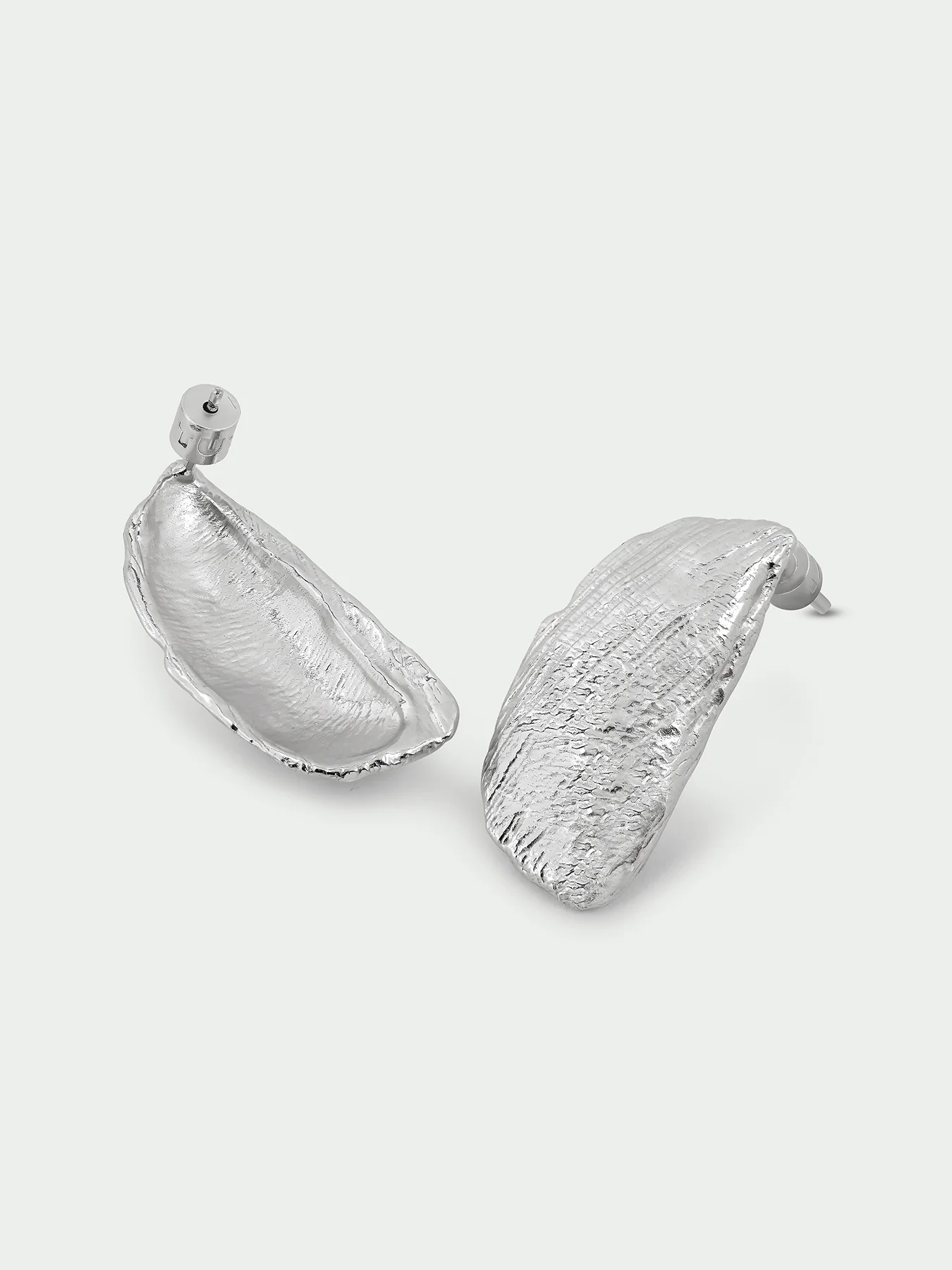 Ora Silver Plated Drop Earrings - Image 4