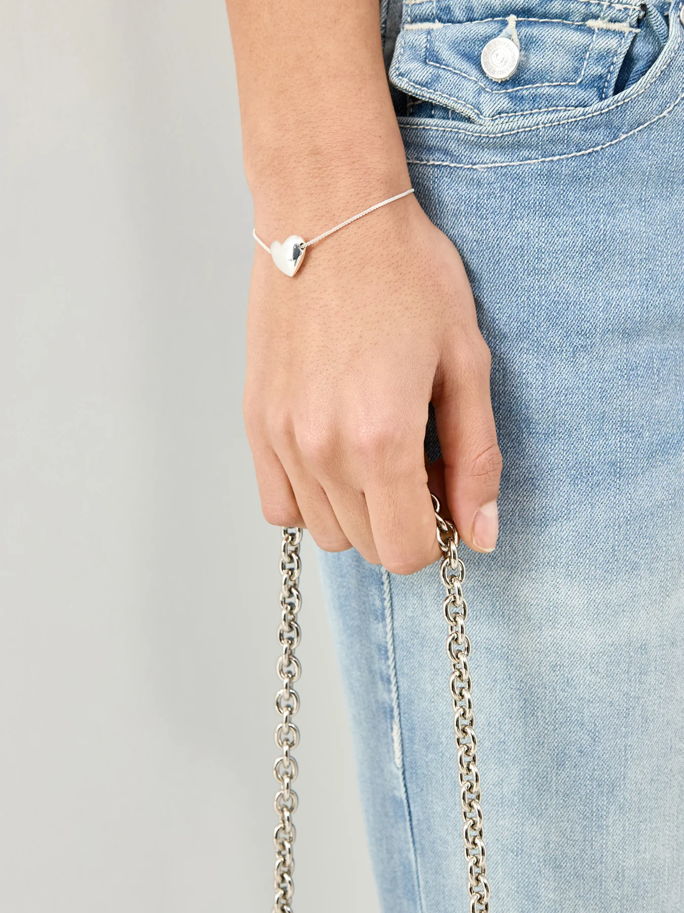 Promise Sterling Silver Plated Bracelet - Image 2
