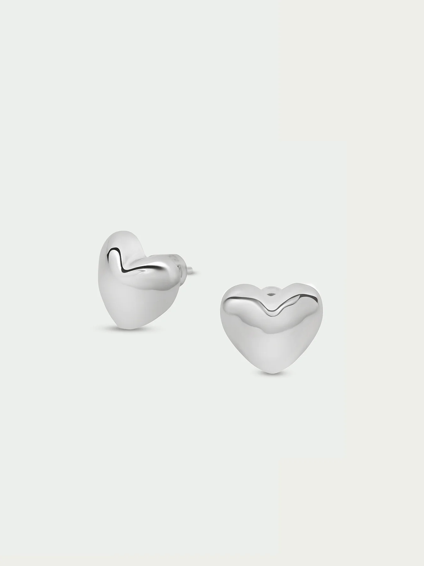 Promise Earrings Silver - Image 3