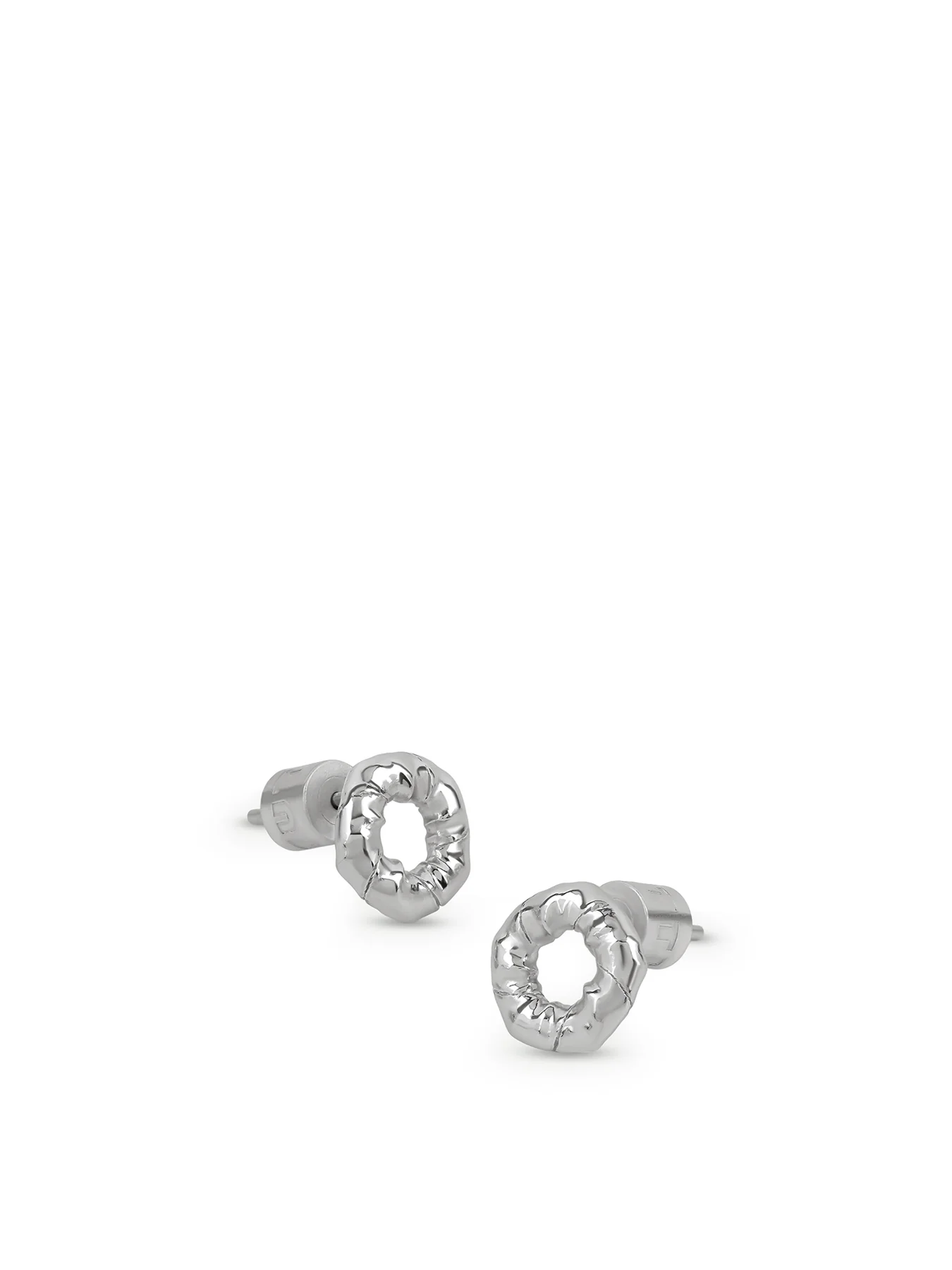 Silence Earrings Silver