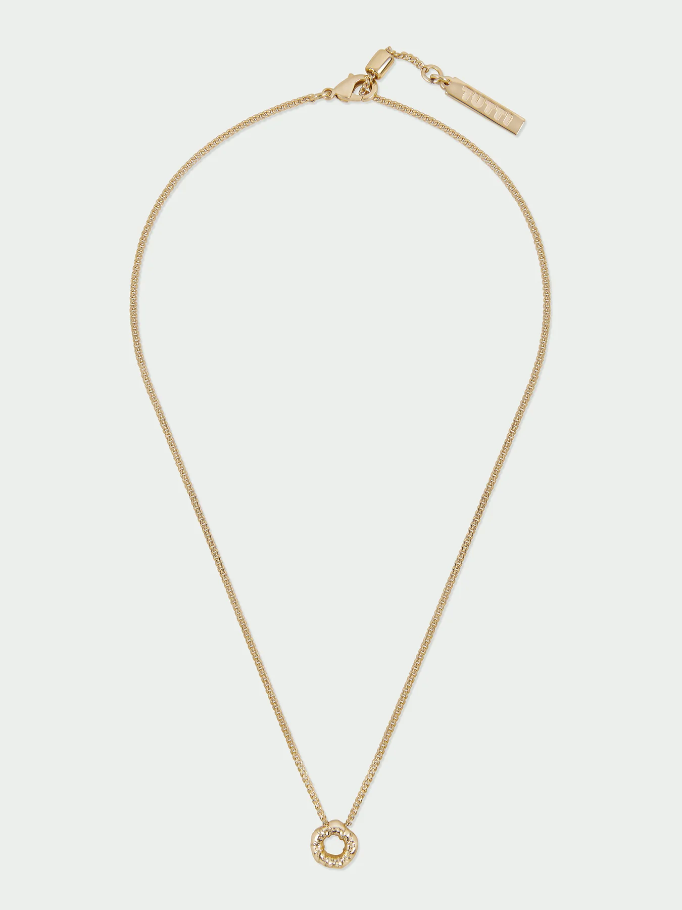 Silence Necklace Gold - Image 3