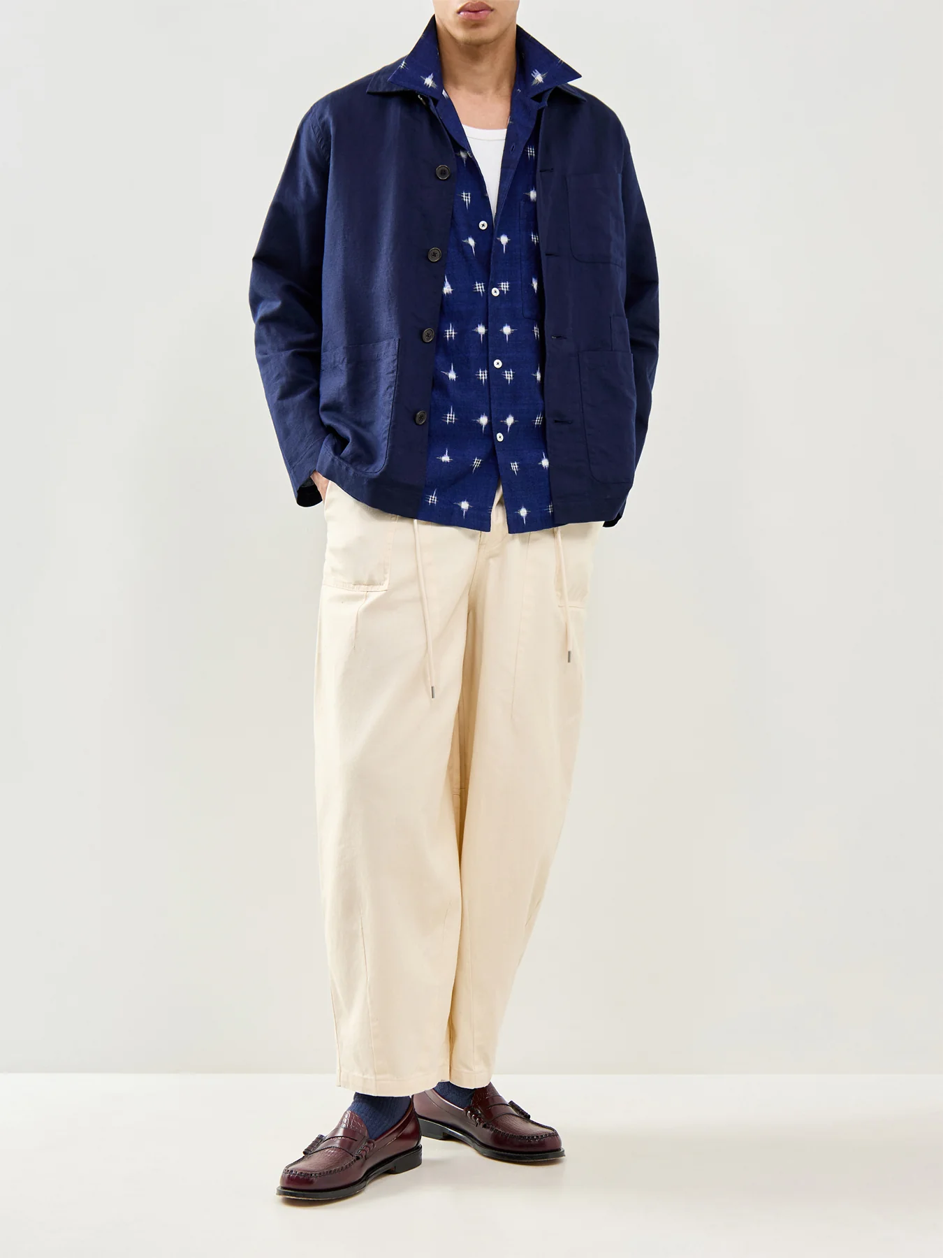 Bakers Overshirt Navy - Image 2