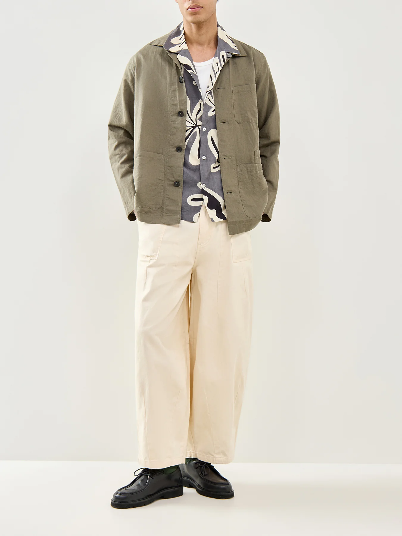 Bakers Overshirt Olive - Image 2