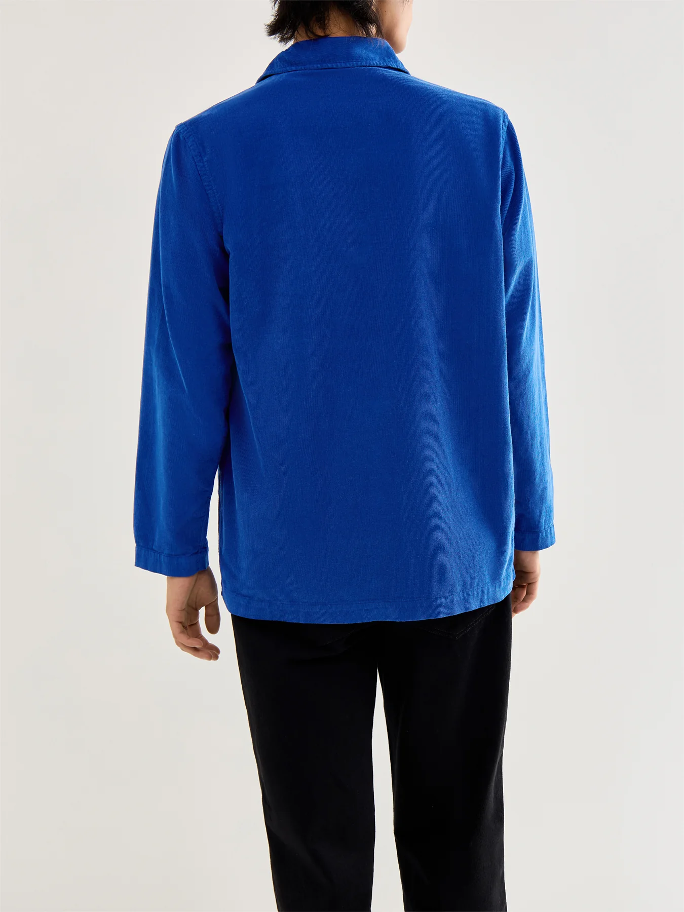 Bakers Cotton Overshirt Blue - Image 5