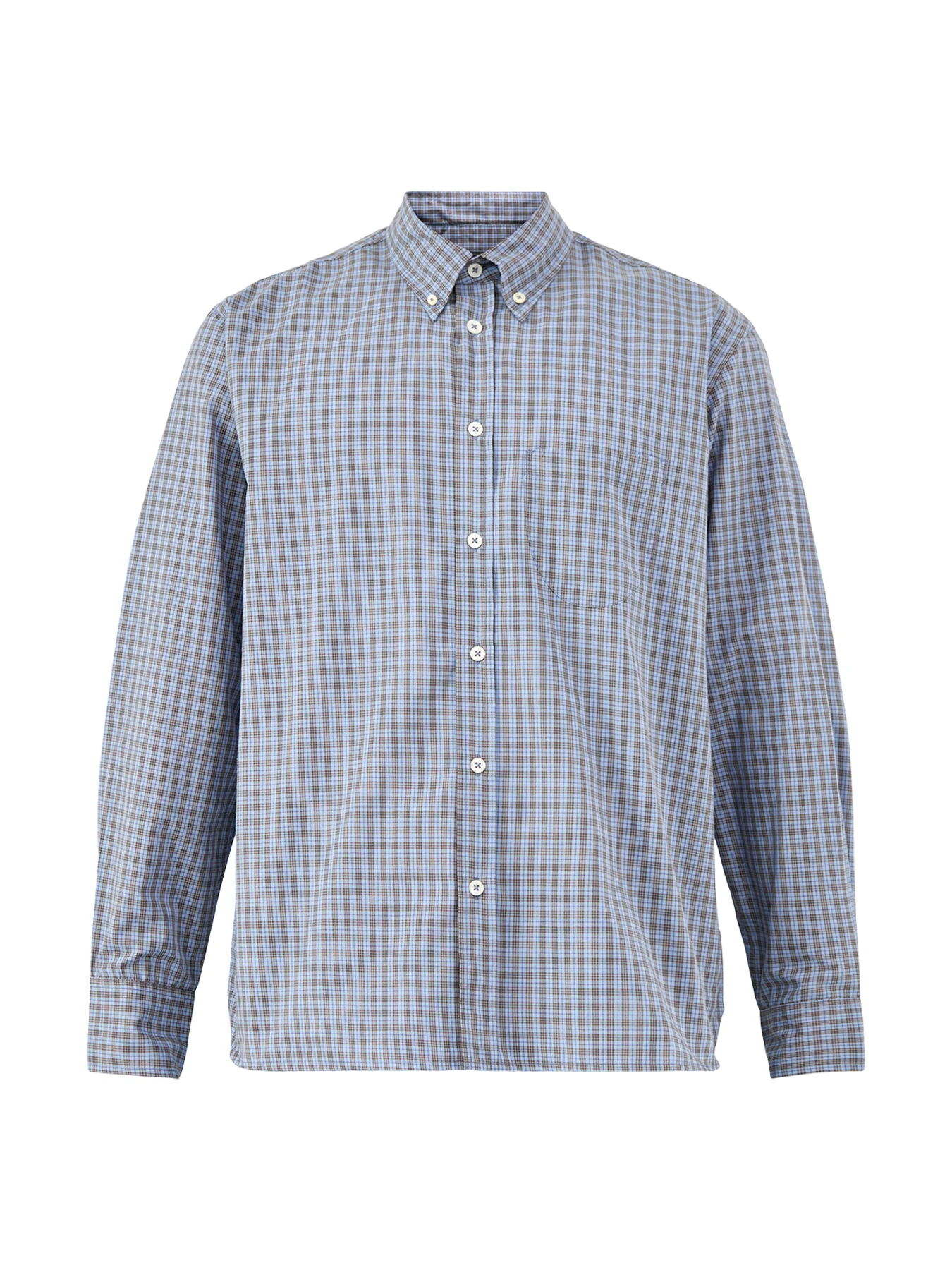 Lazy Day Shirt Blue Check