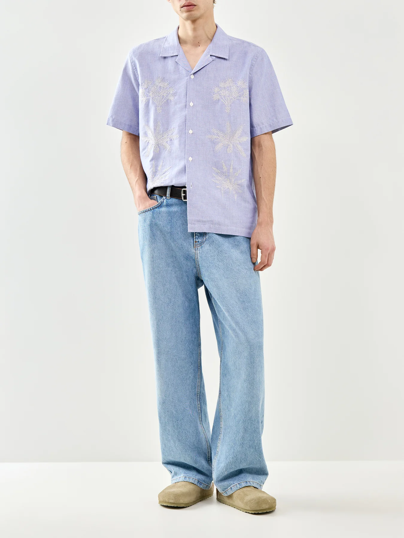 Road Trip Cotton Shirt Blue - Image 2