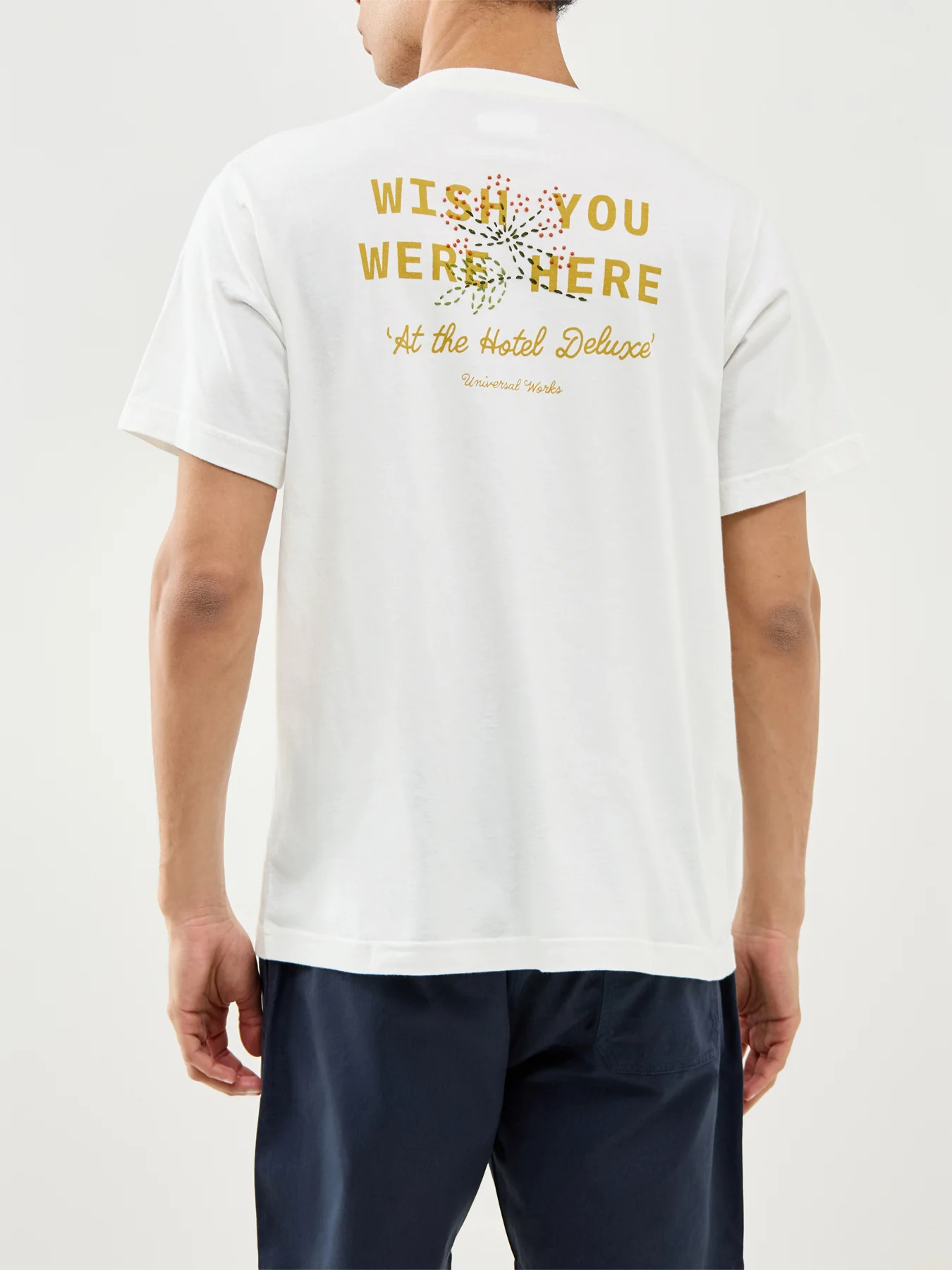 Wish You Were Here Graphic T-Shirt Ecru - Image 5