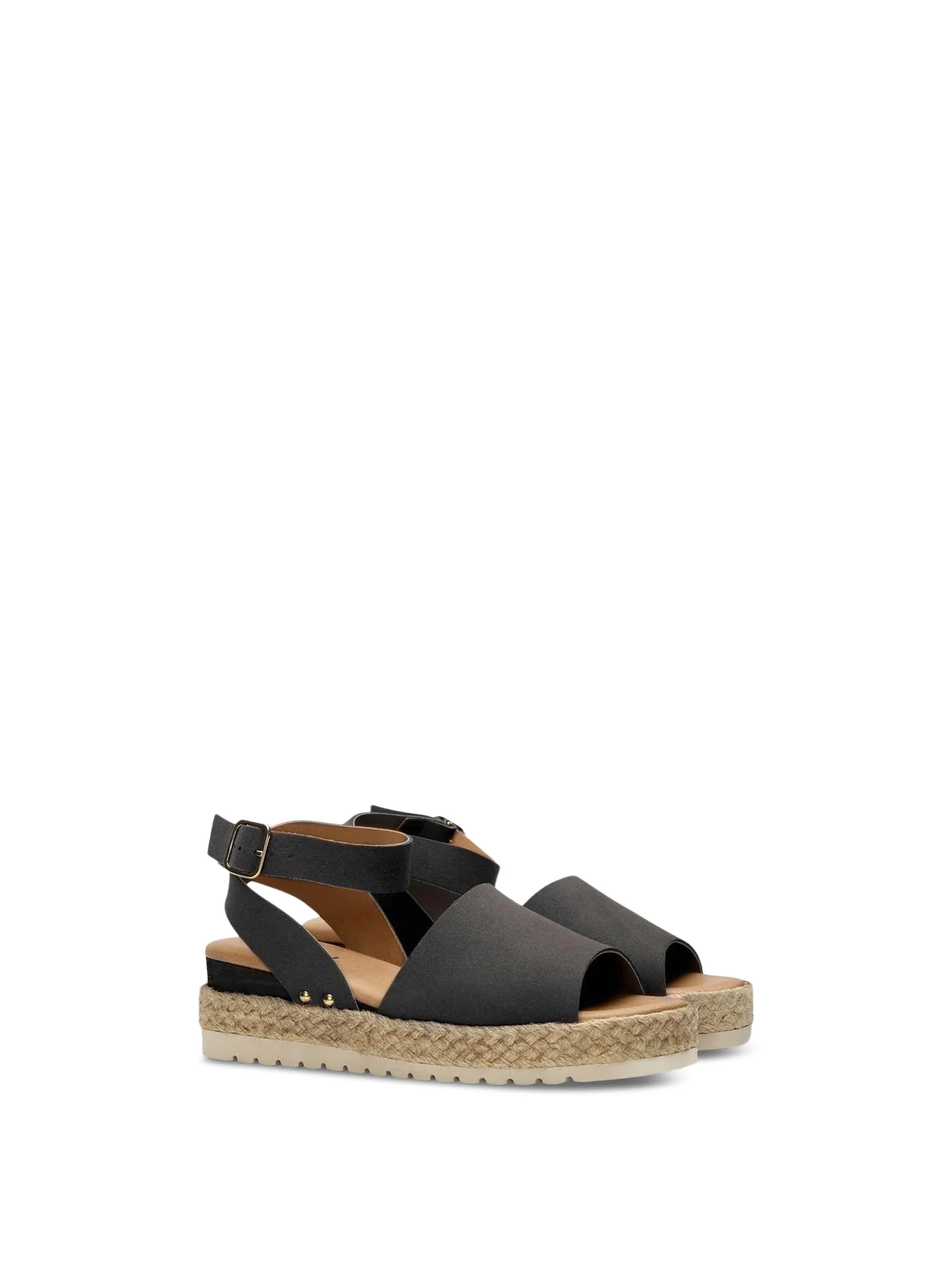 Vegan Dragon Espadrille Sandals Black - Image 3