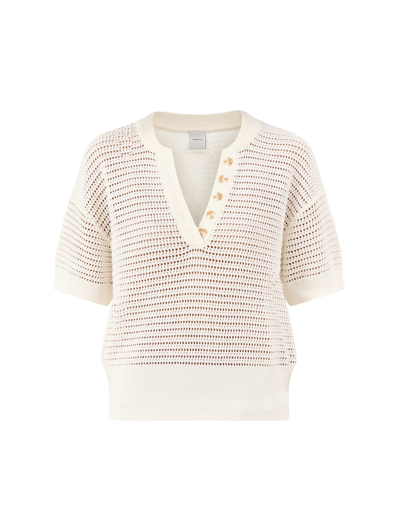 Callie Knit Top White