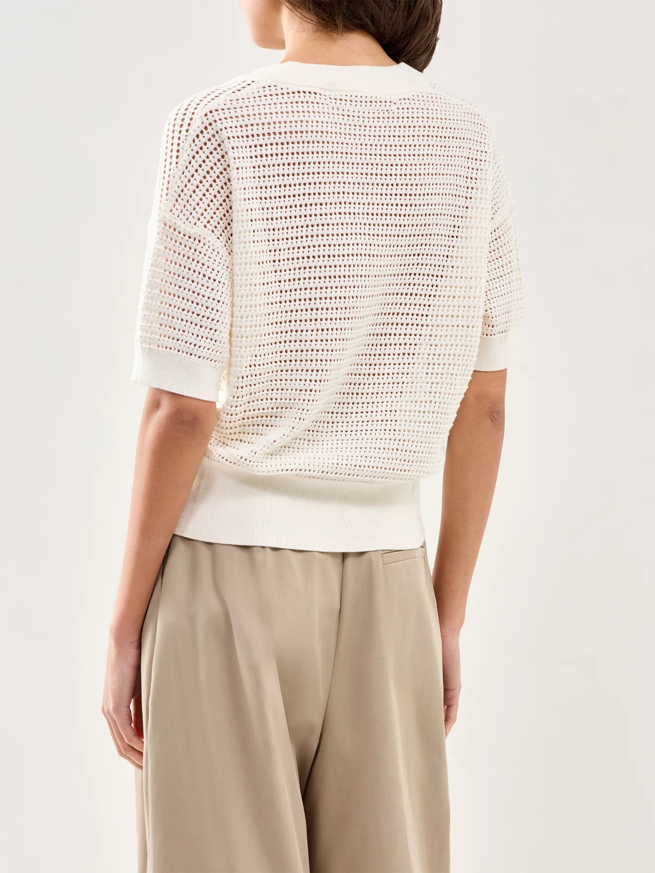 Callie Knit Top White - Image 5