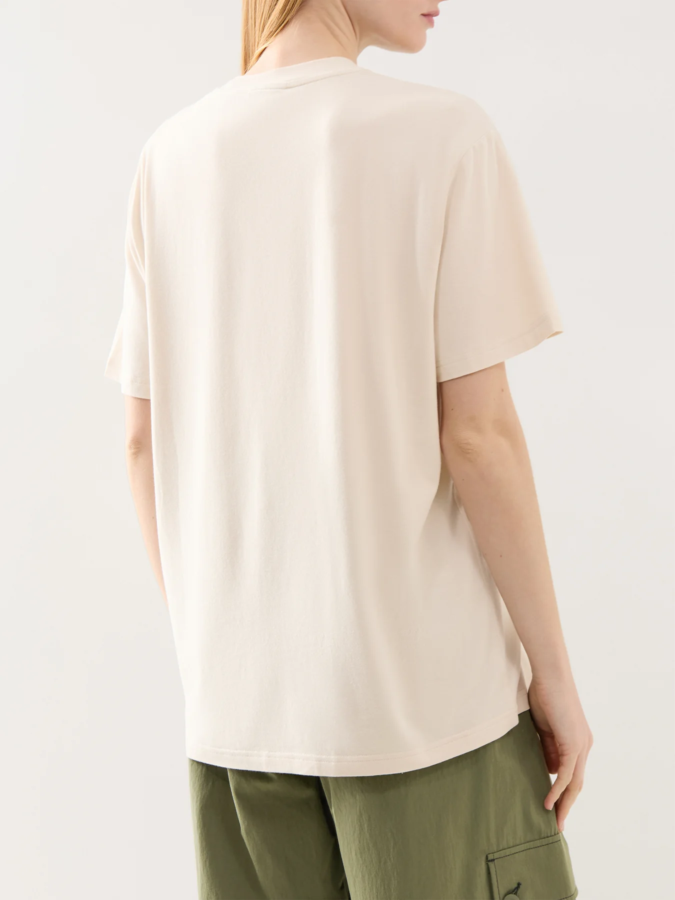 Leighton Boyfriend Tee Beige - Image 5