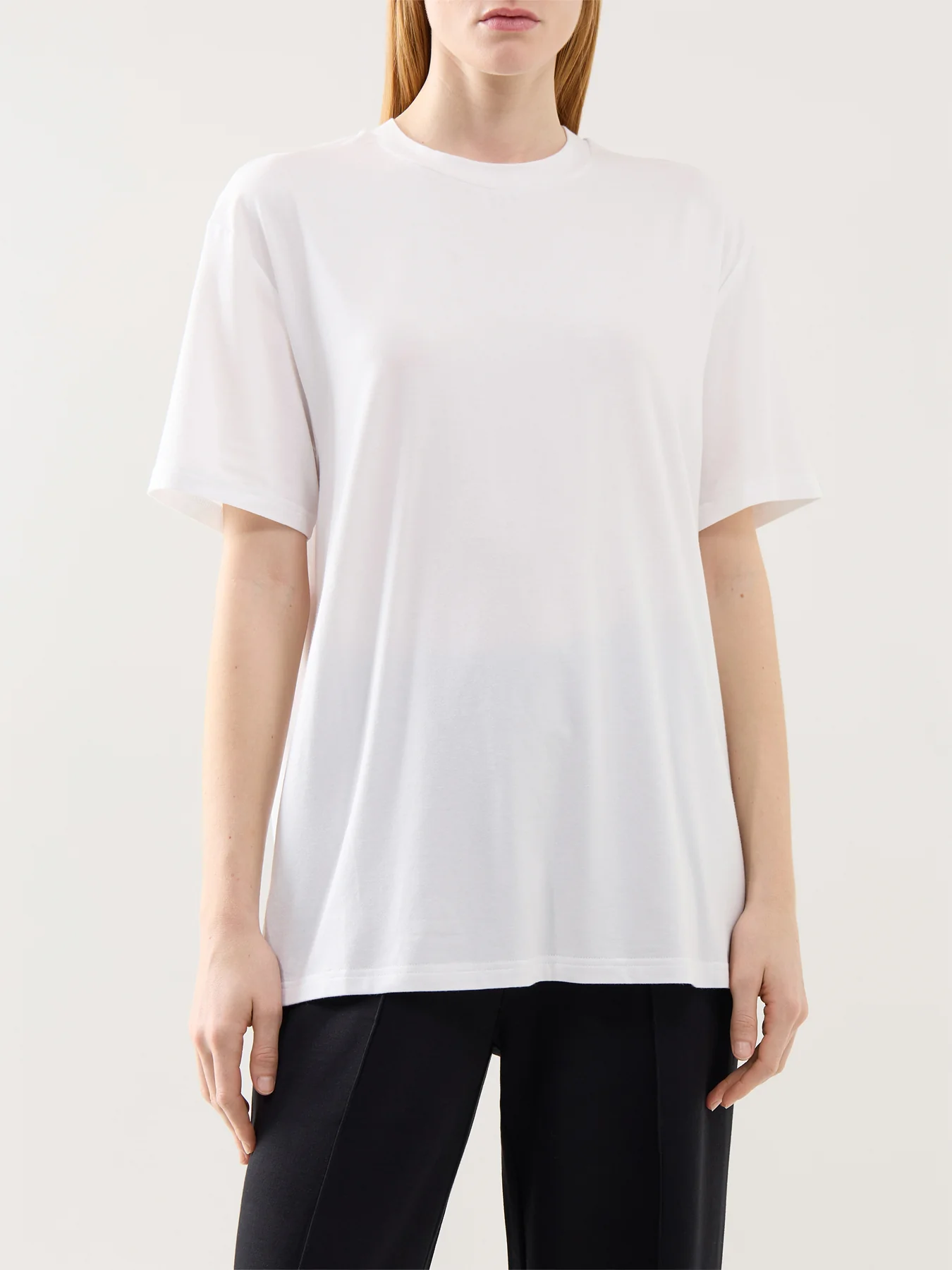 Leighton Boyfriend Tee White - Image 4