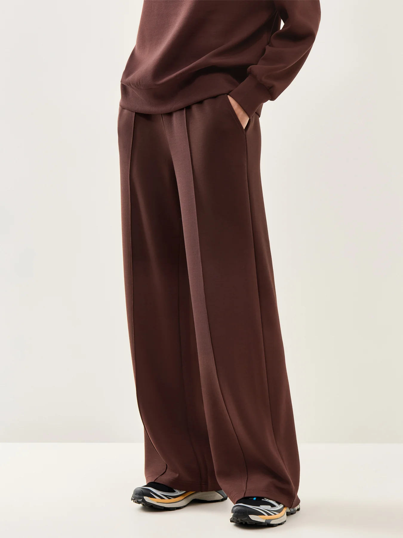 The Wide Leg Pant 30 Coffee Bean - Image 4