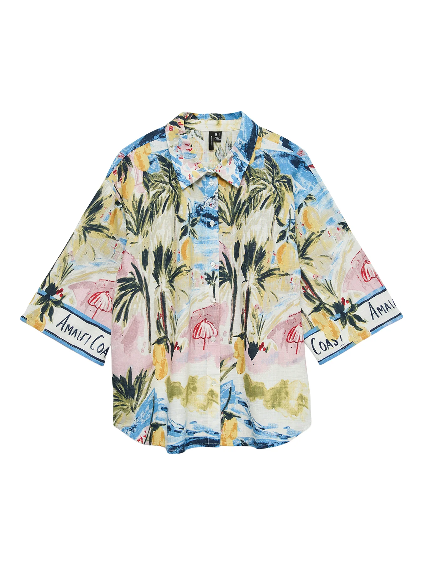 Print Short Sleeve Shirt Multi