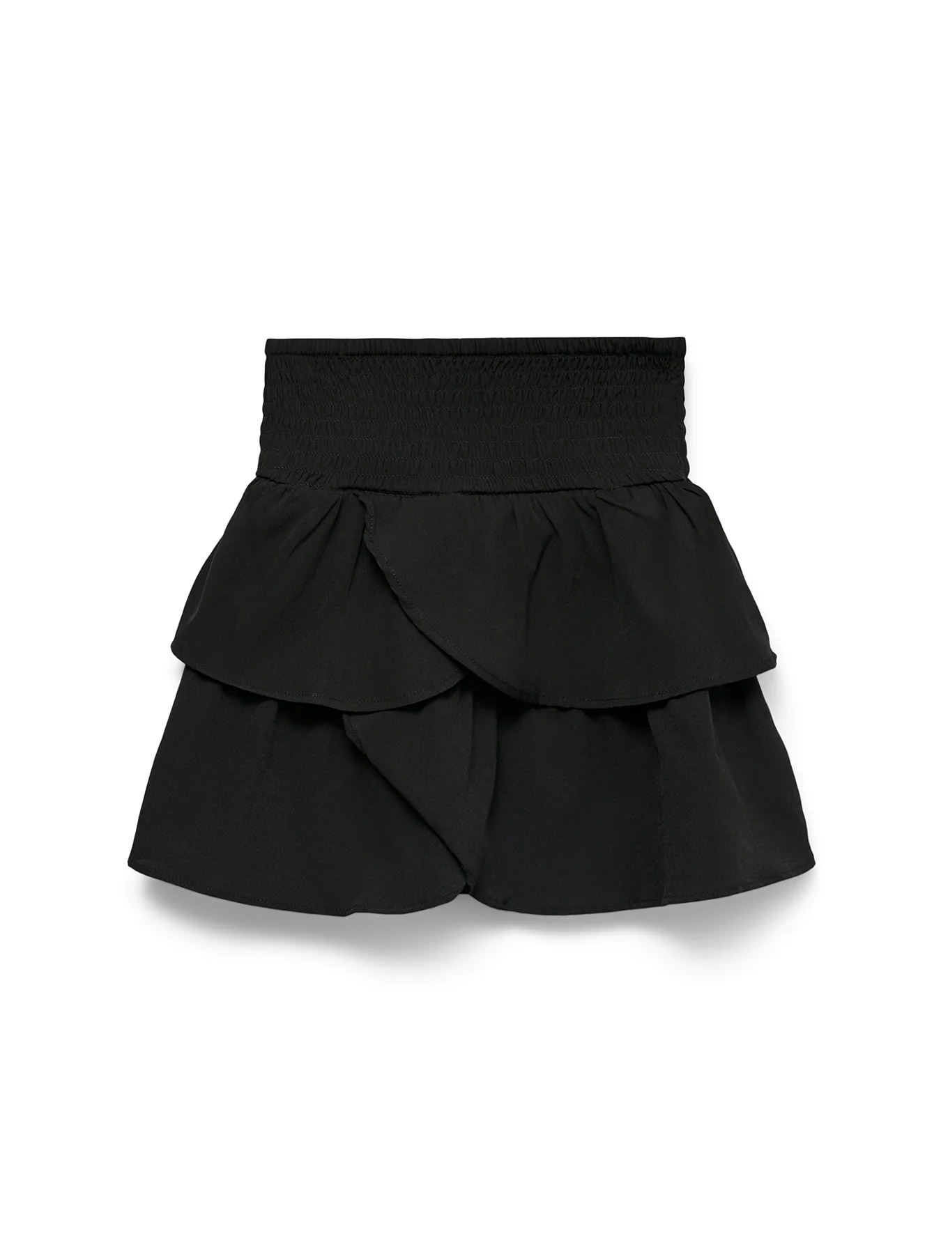 Kids’ Smock Layer Jersey Skirt Black