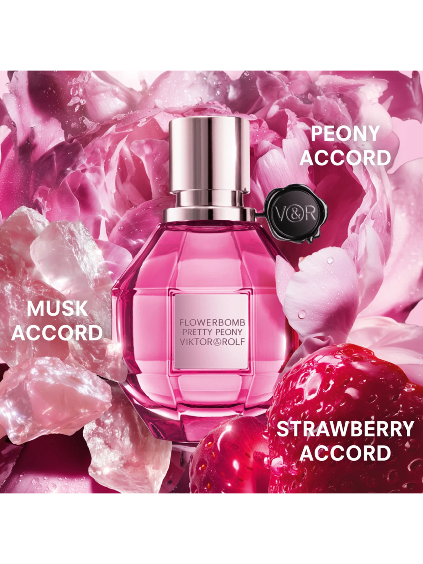 Viktor & Rolf Flowerbomb Pretty Peony Eau de Parfum 50ml - Image 3